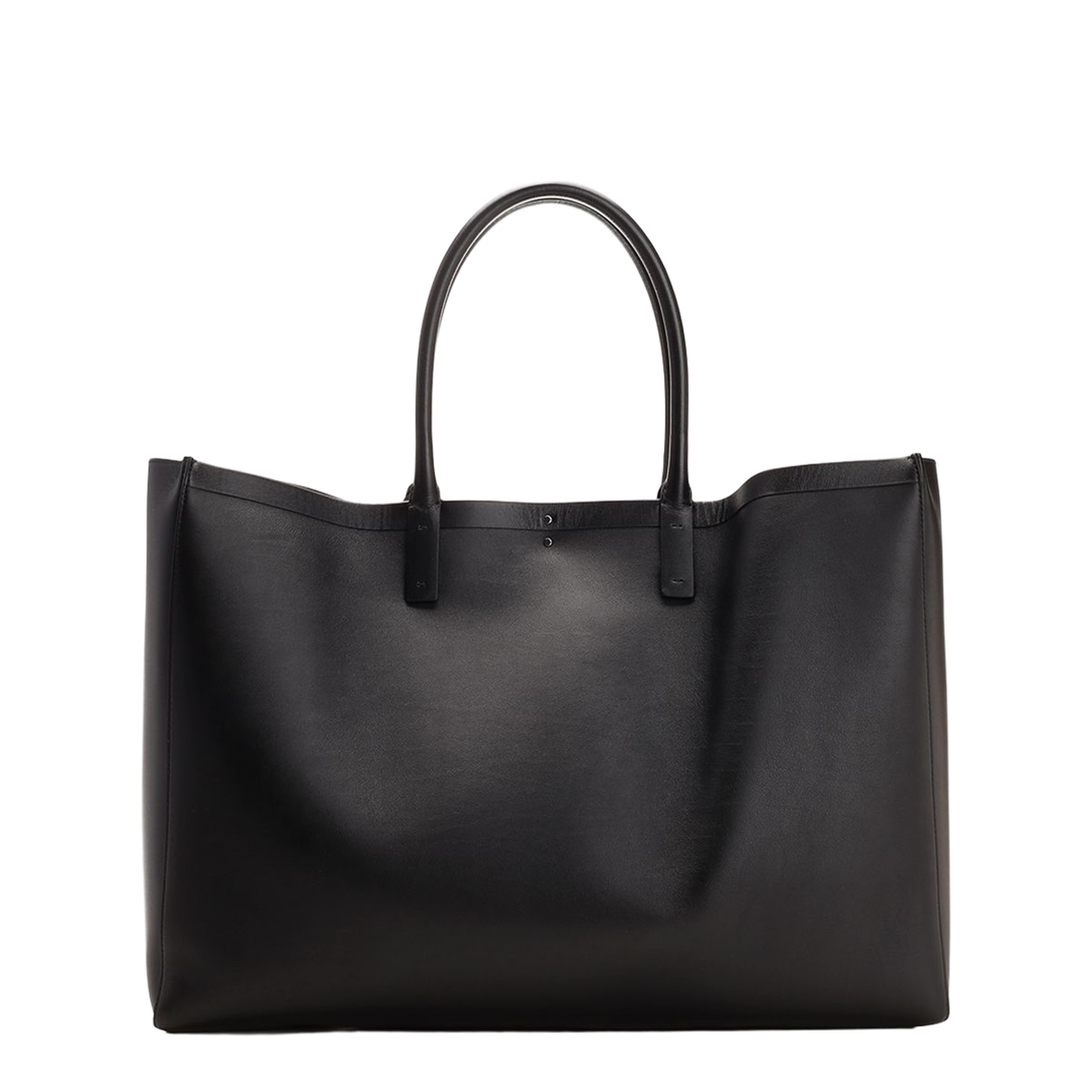 VLogo Calf Leather Shopping Bag - Nero - Image 5