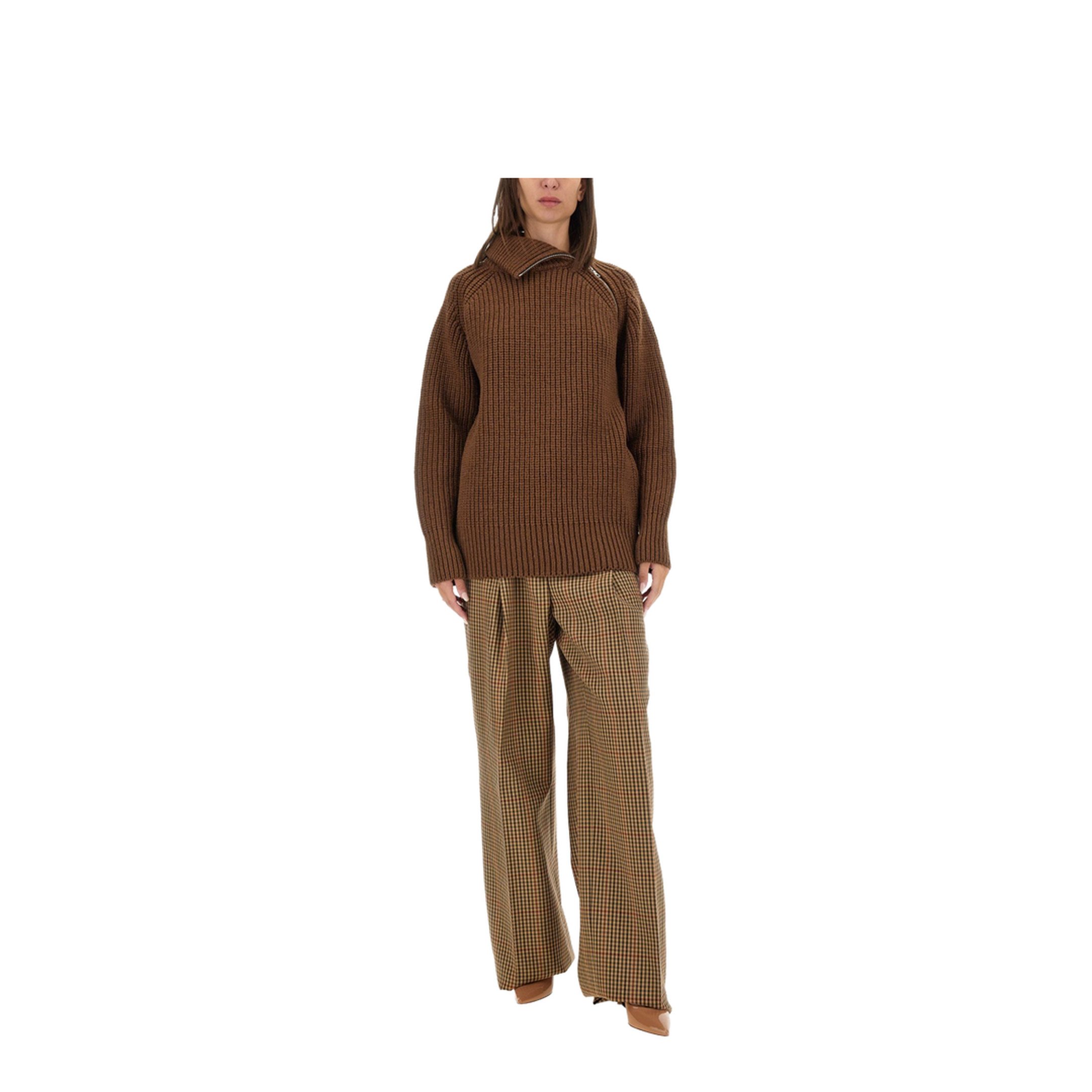 Pants with Check Pattern - Image 2