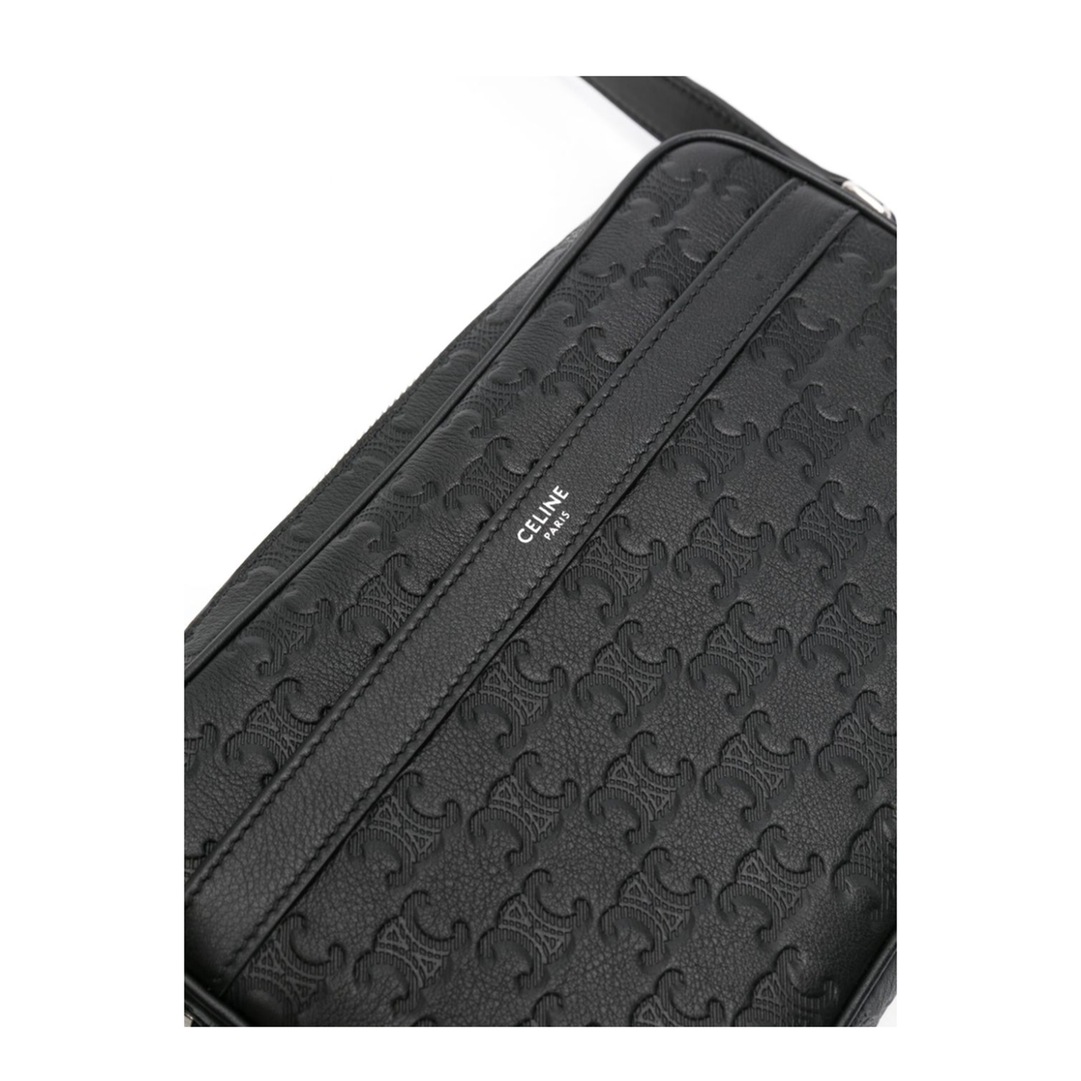 Triomphe Embossed Medium Messenger Bag - Image 5