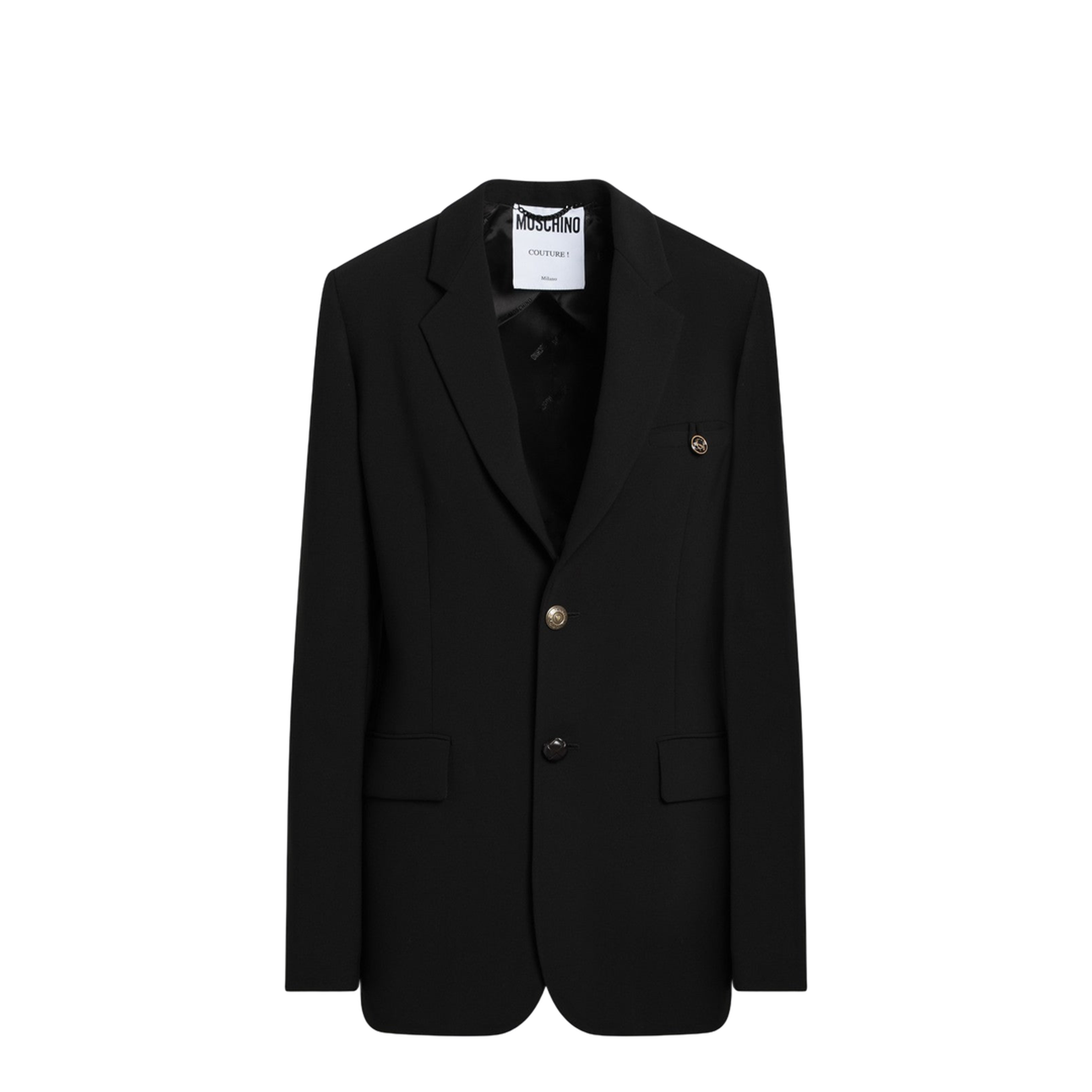 Black Single-Breasted Jacket - Image 1