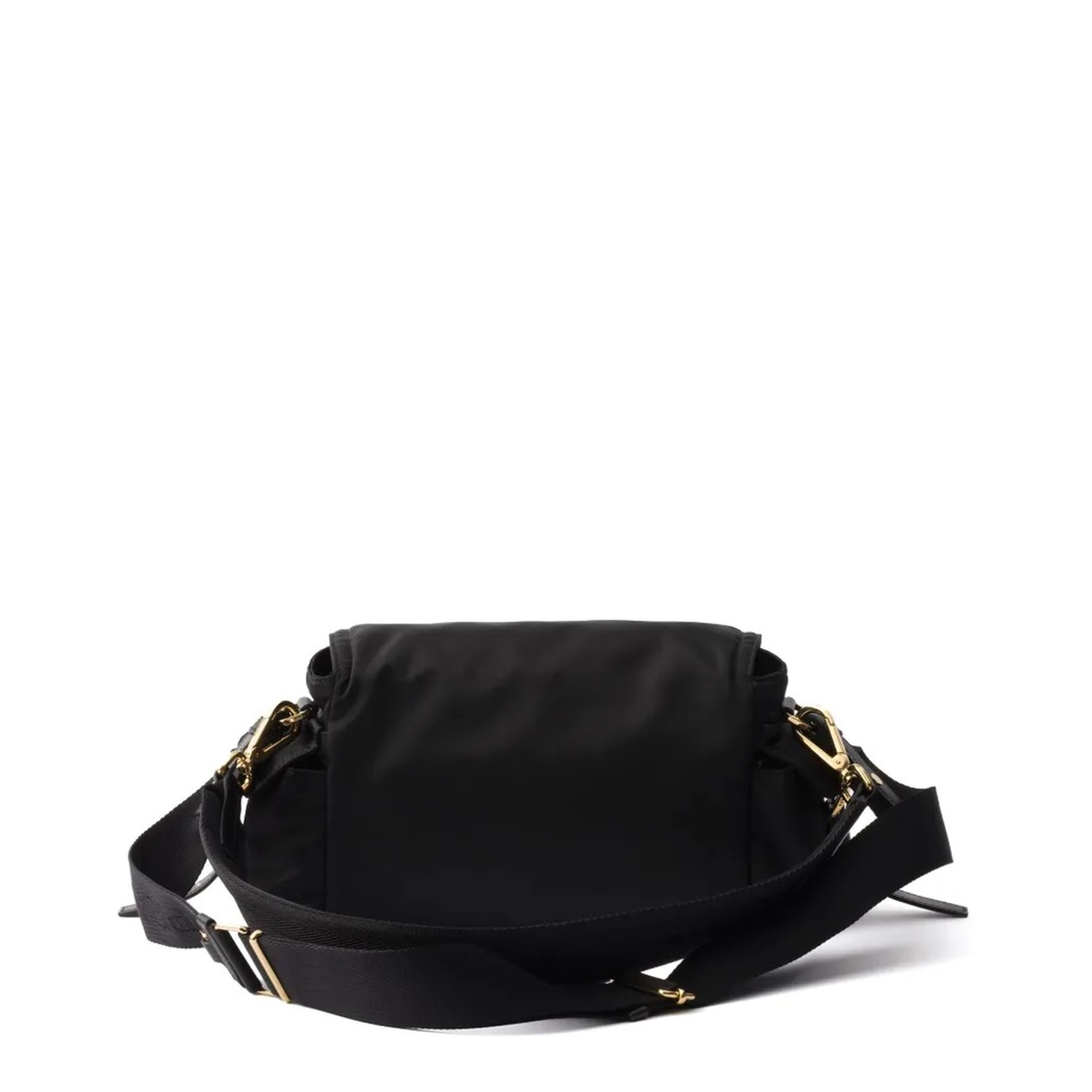 Explore Medium Re-Nylon Shoulder Bag - Black - Image 2
