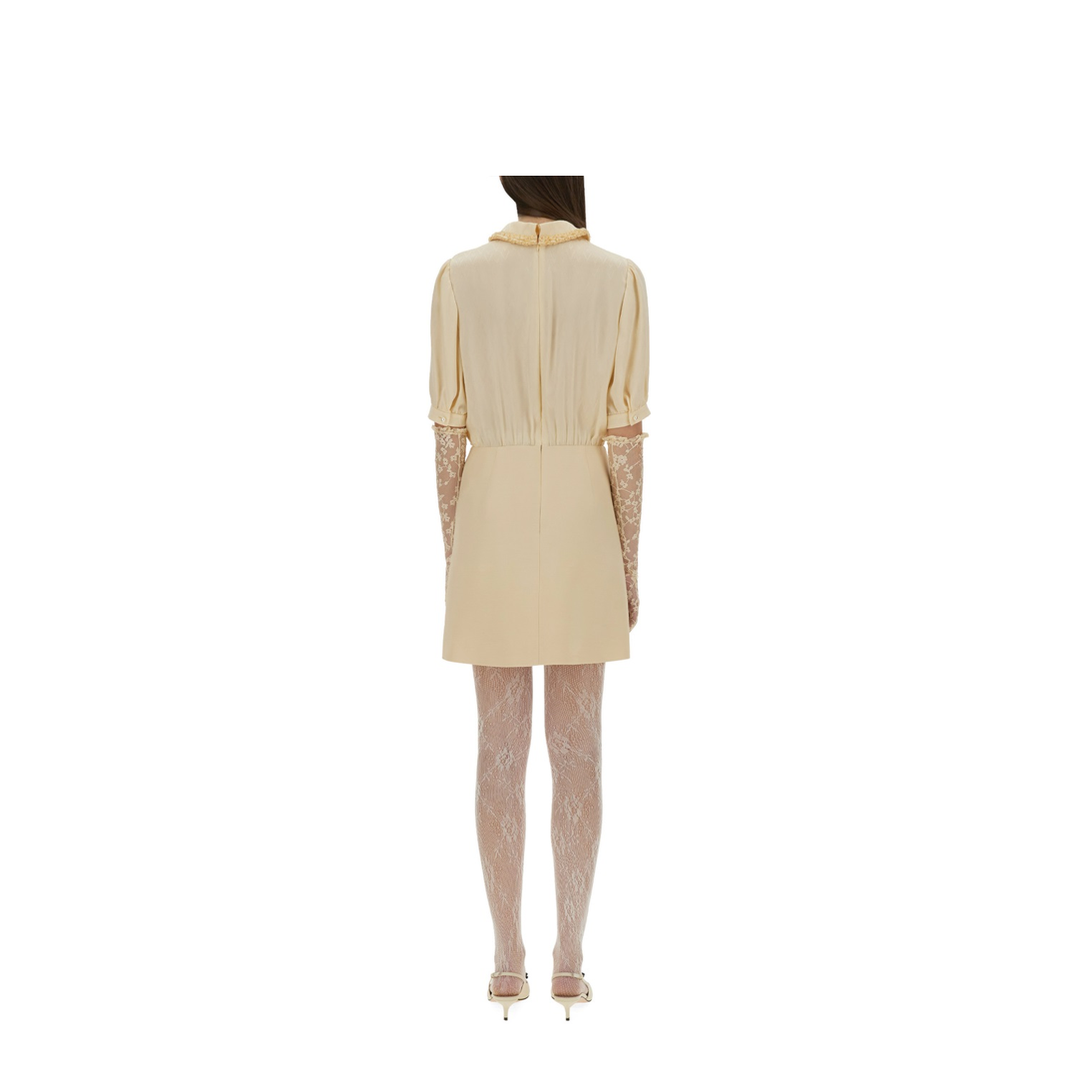 Crepe Couture Short Dress - Image 3
