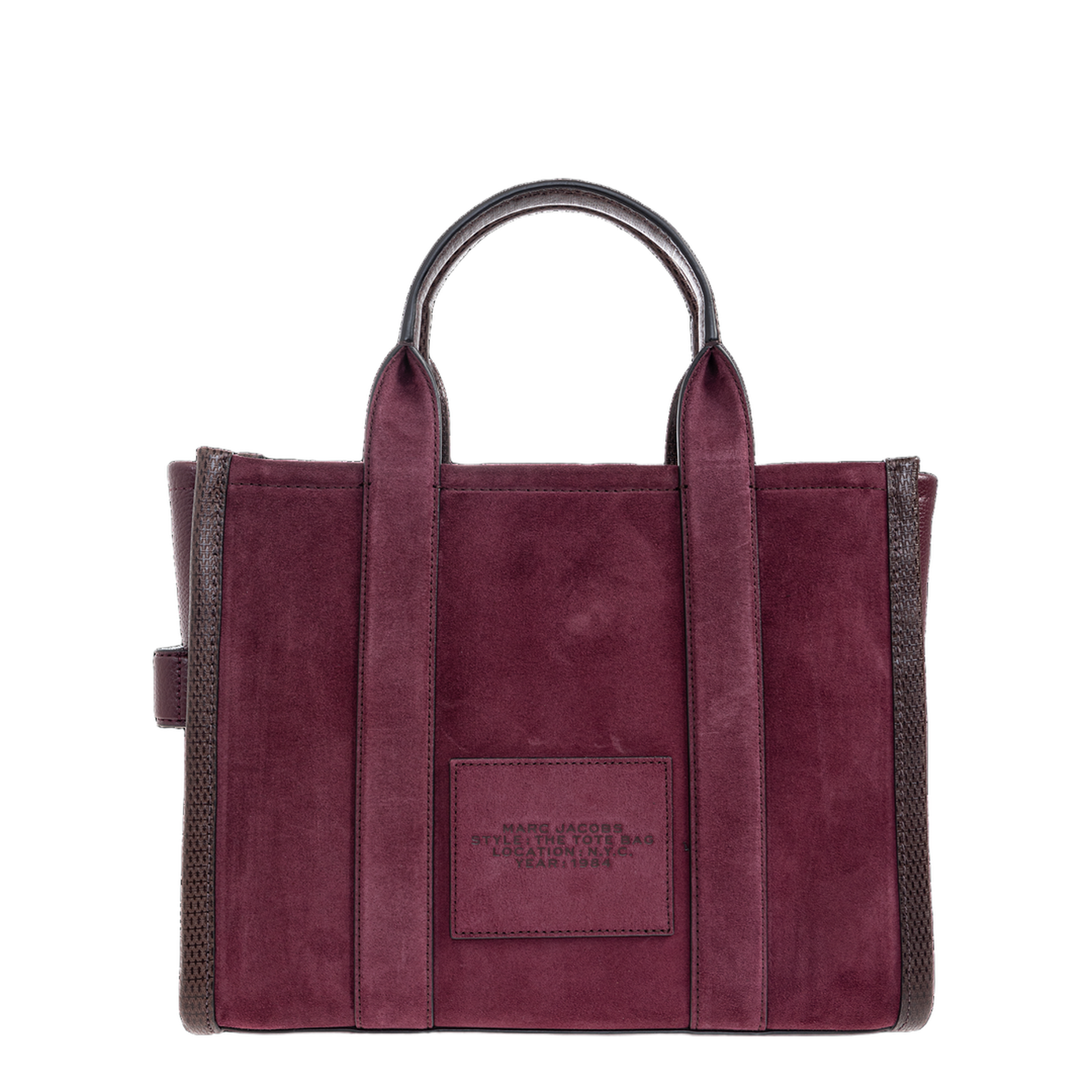 Shopper Tote Bag Burgundy - Image 3