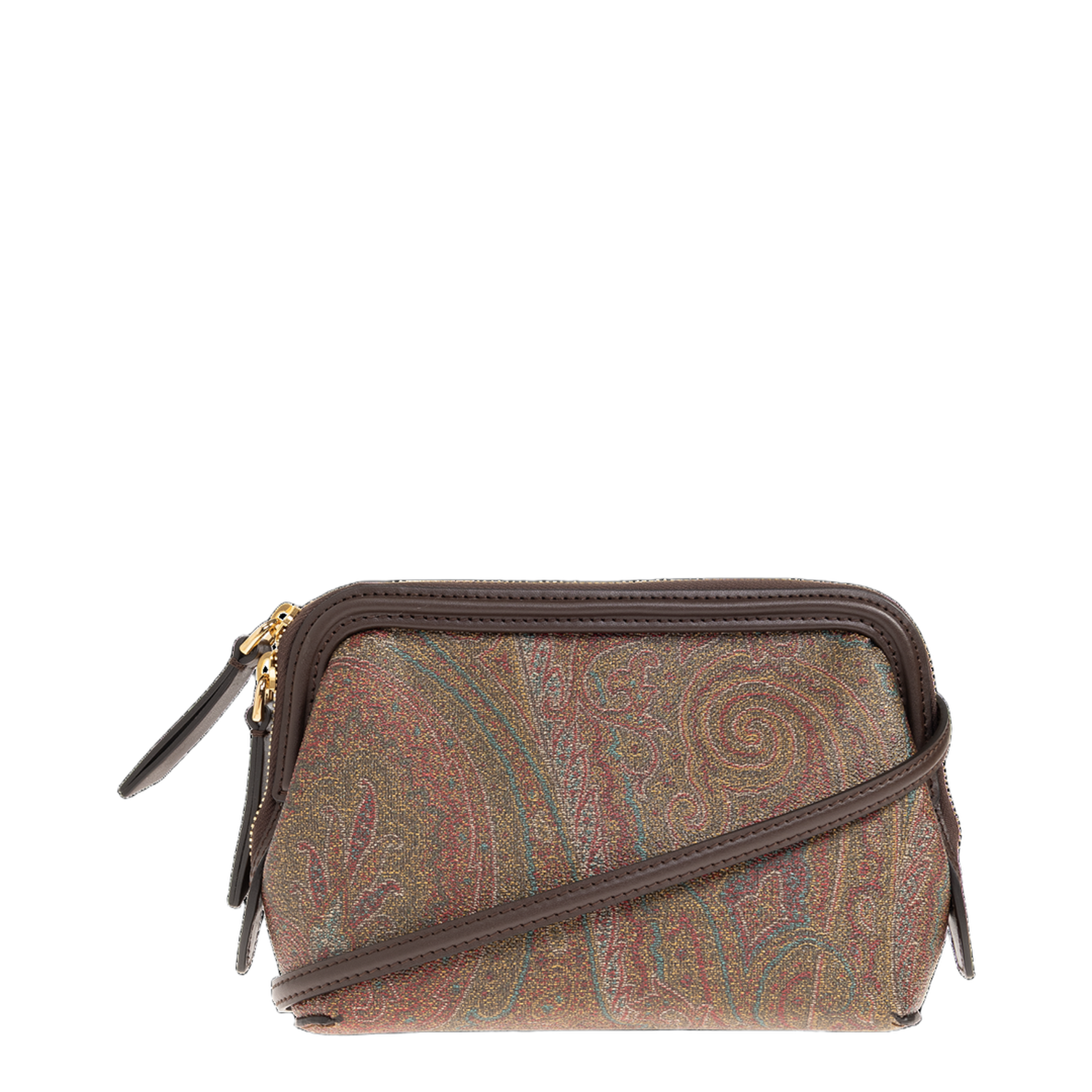 Arnica Cotton Jacquard Clutch - Brown - Image 5