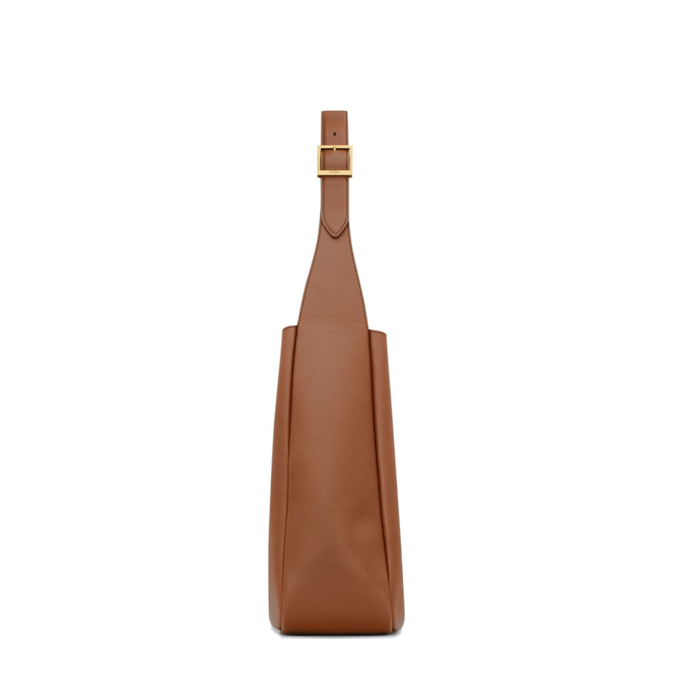 Le 5 à 7 Large Grained Calfskin Shoulder Bag - Fox - Image 5
