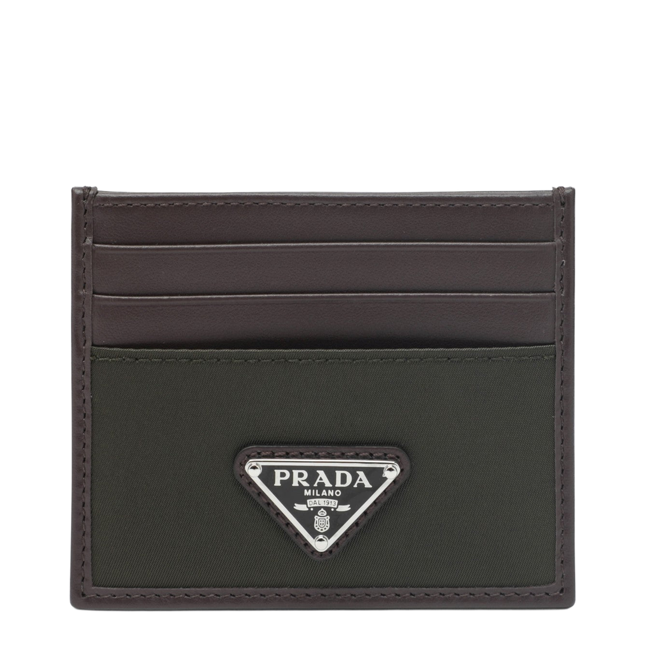 Speedrock Card Holder in Re-Nylon Camouflage and Leather - Image 1