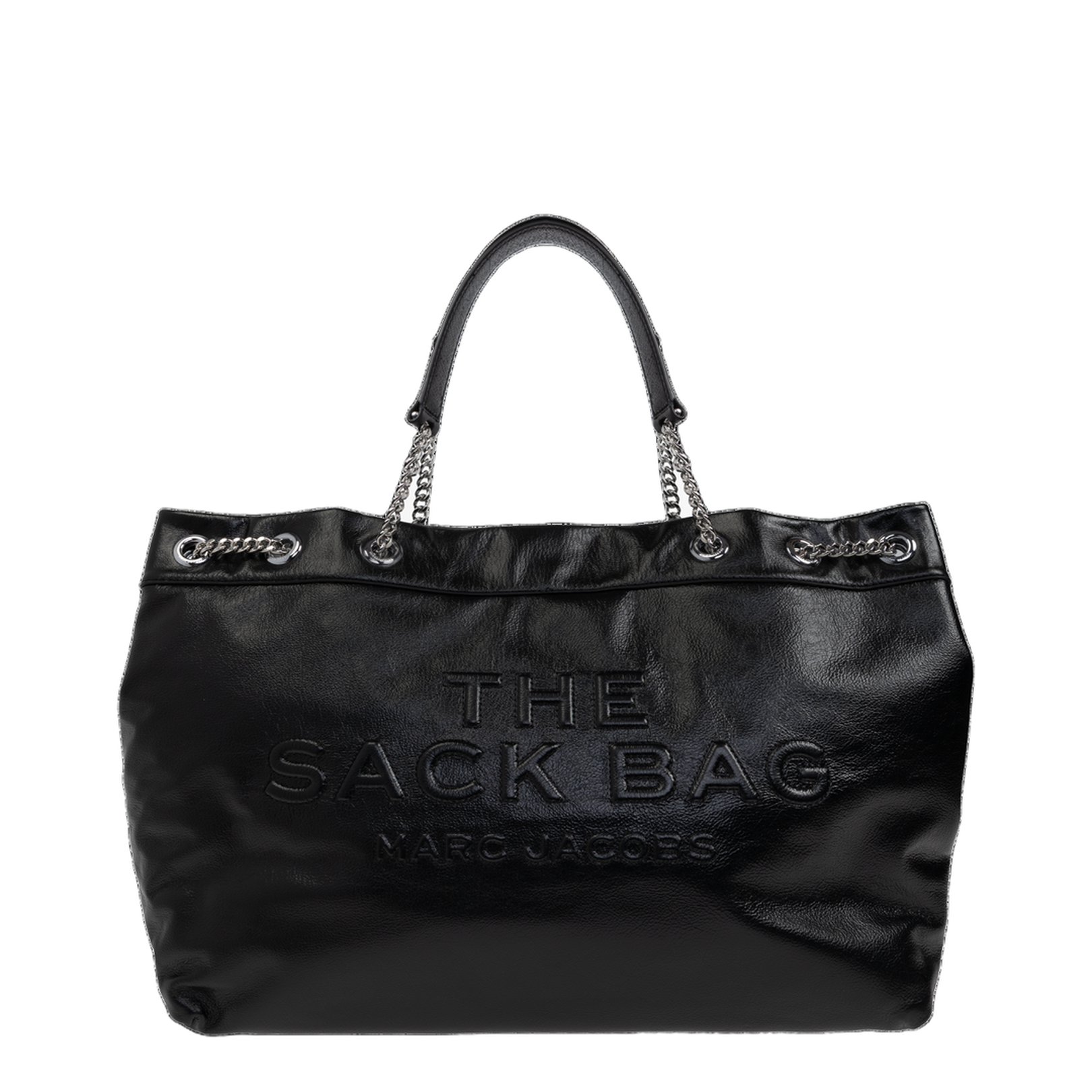 THE SACK BAG LEATHER BLACK - Image 1