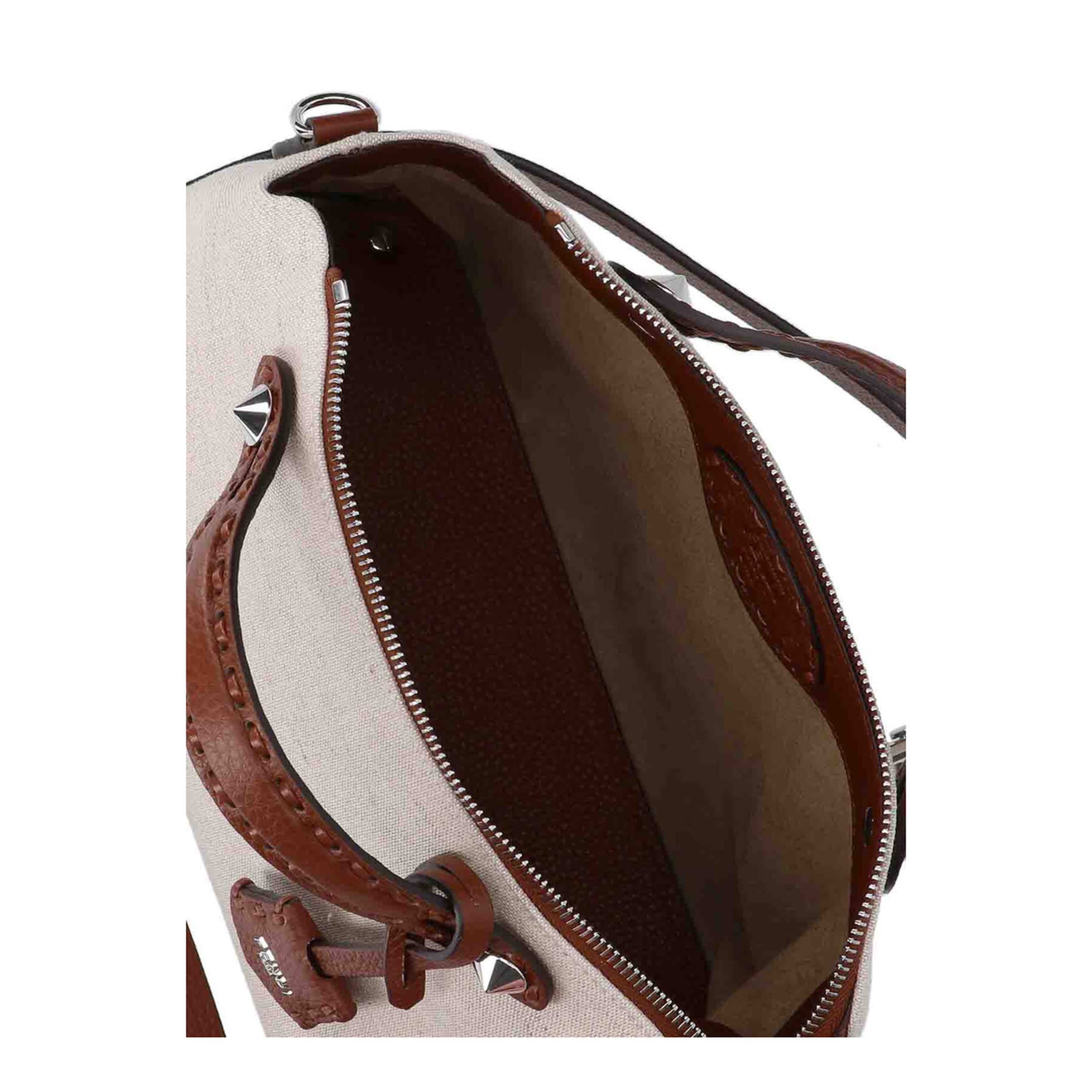 Selleria Medium Calf Leather Handbag - White - Image 3