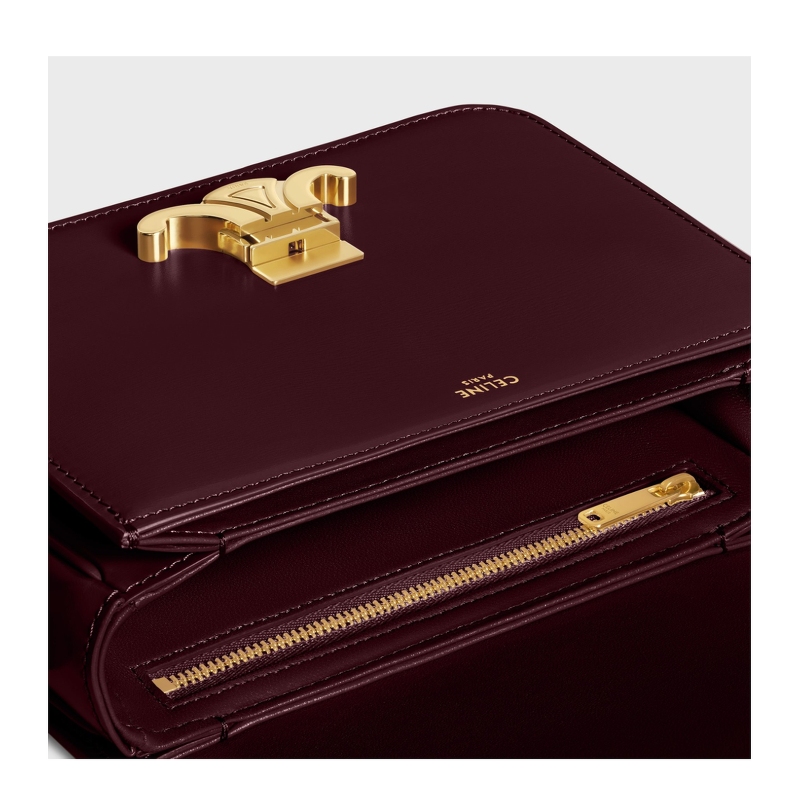 Crossbody Bag Leather Red - Image 4