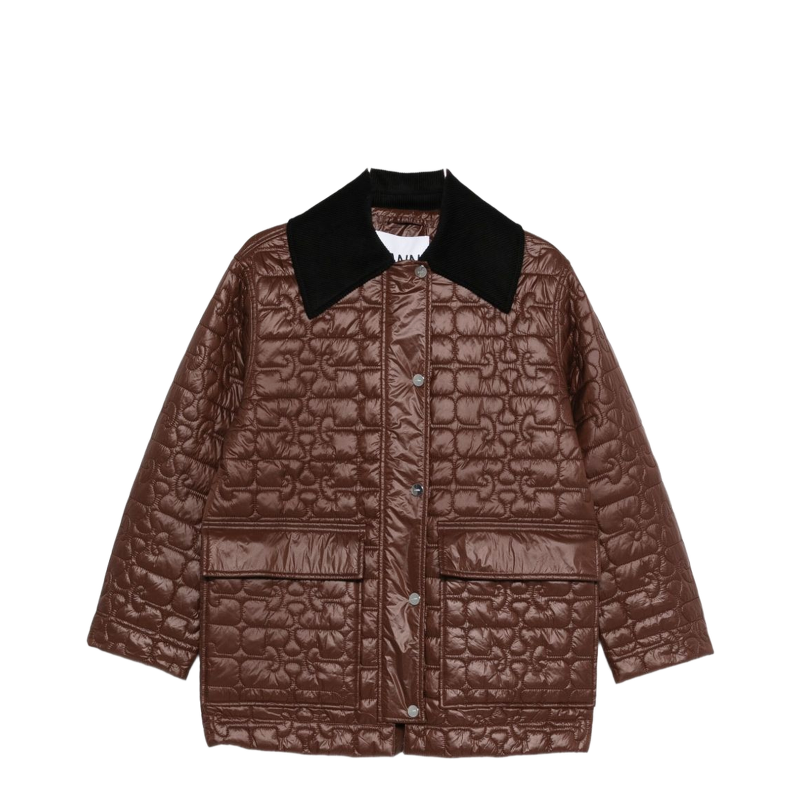 Brown Recycled Nylon Jacket - Image 1