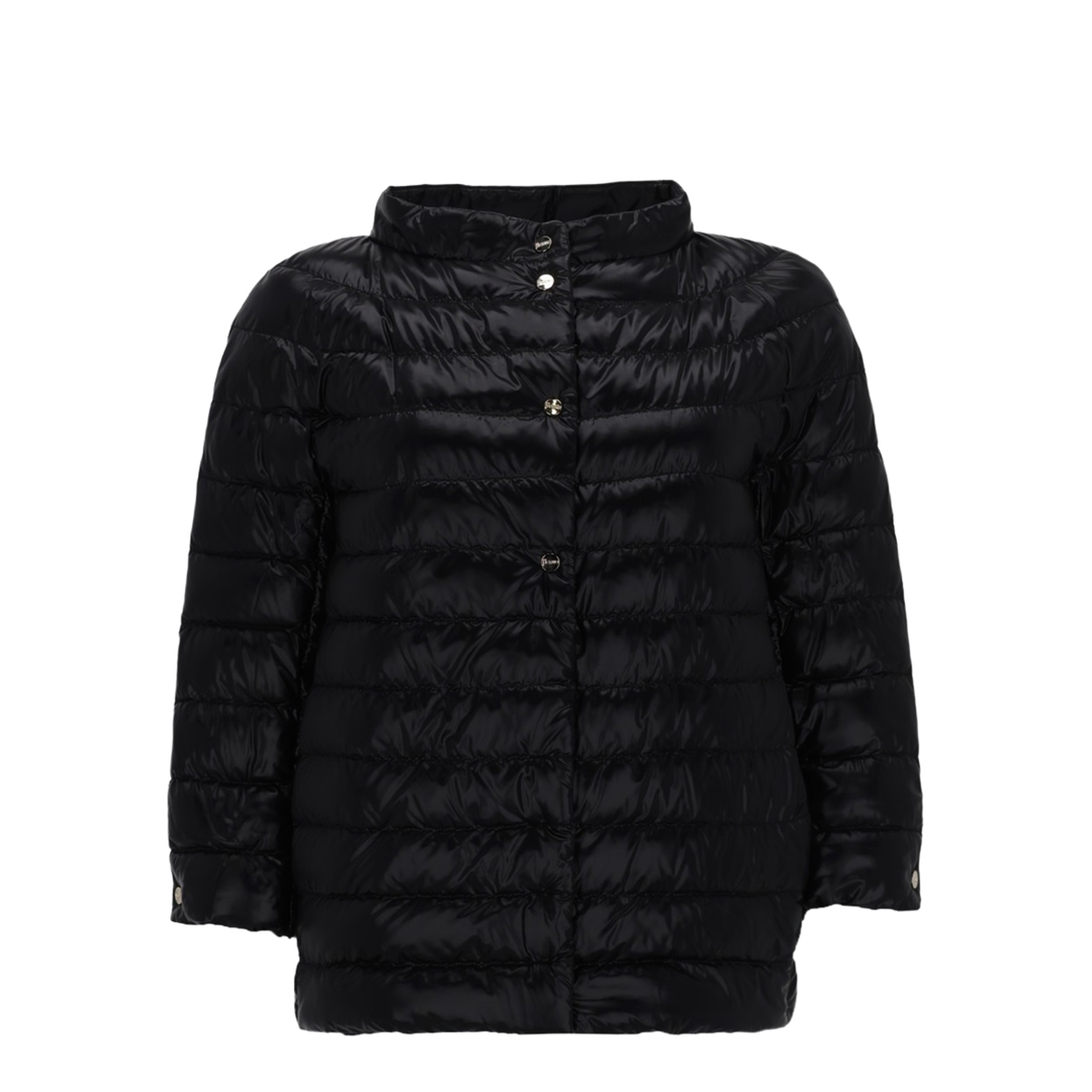 Cropped Padded Down Jacket - Image 1