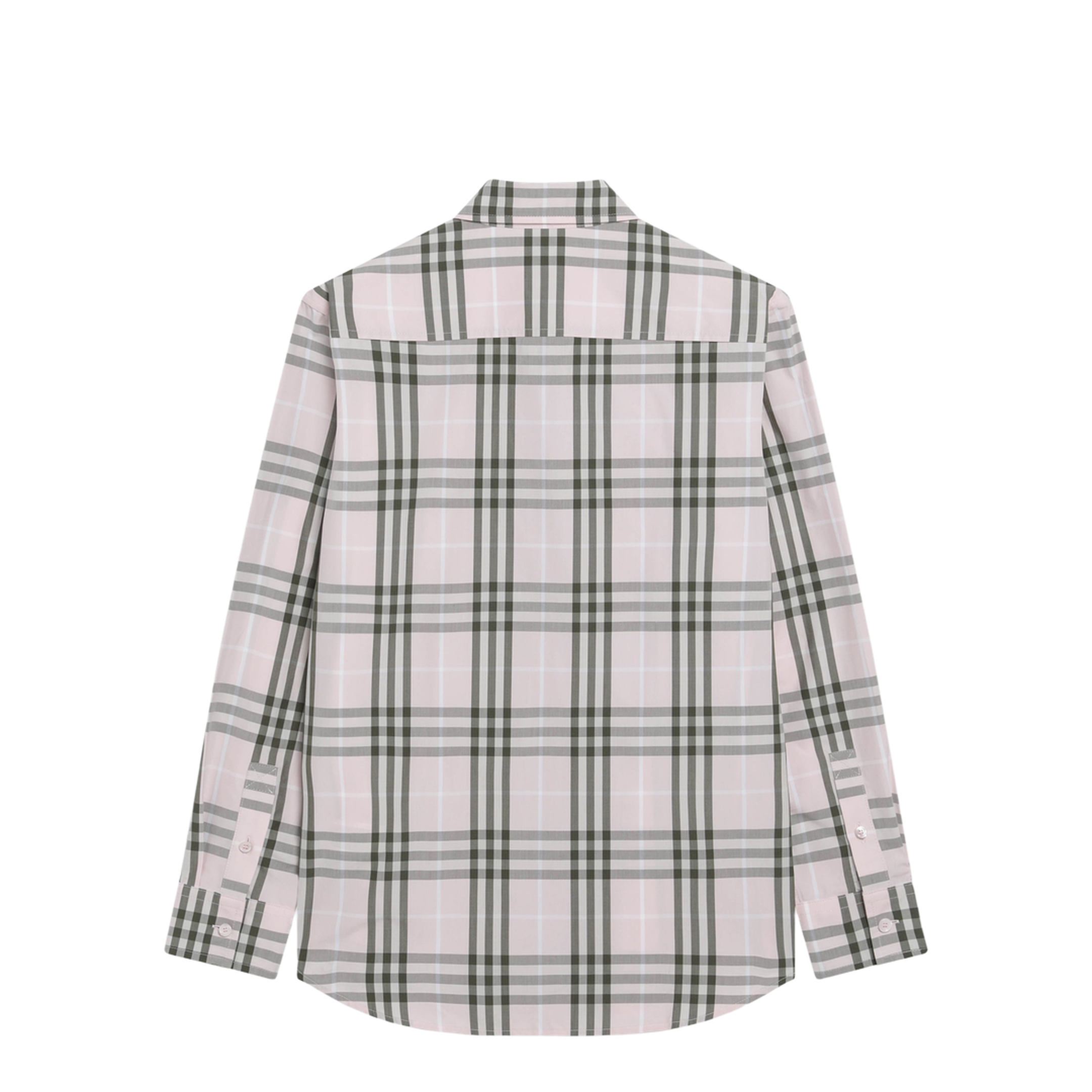 Pink Cotton Check Pattern Shirt - Image 2