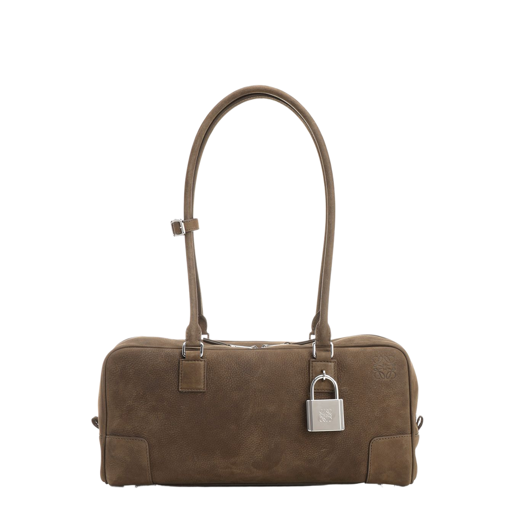 Amazona 31 Cropped Bag in Garnet Nubuck - Image 1