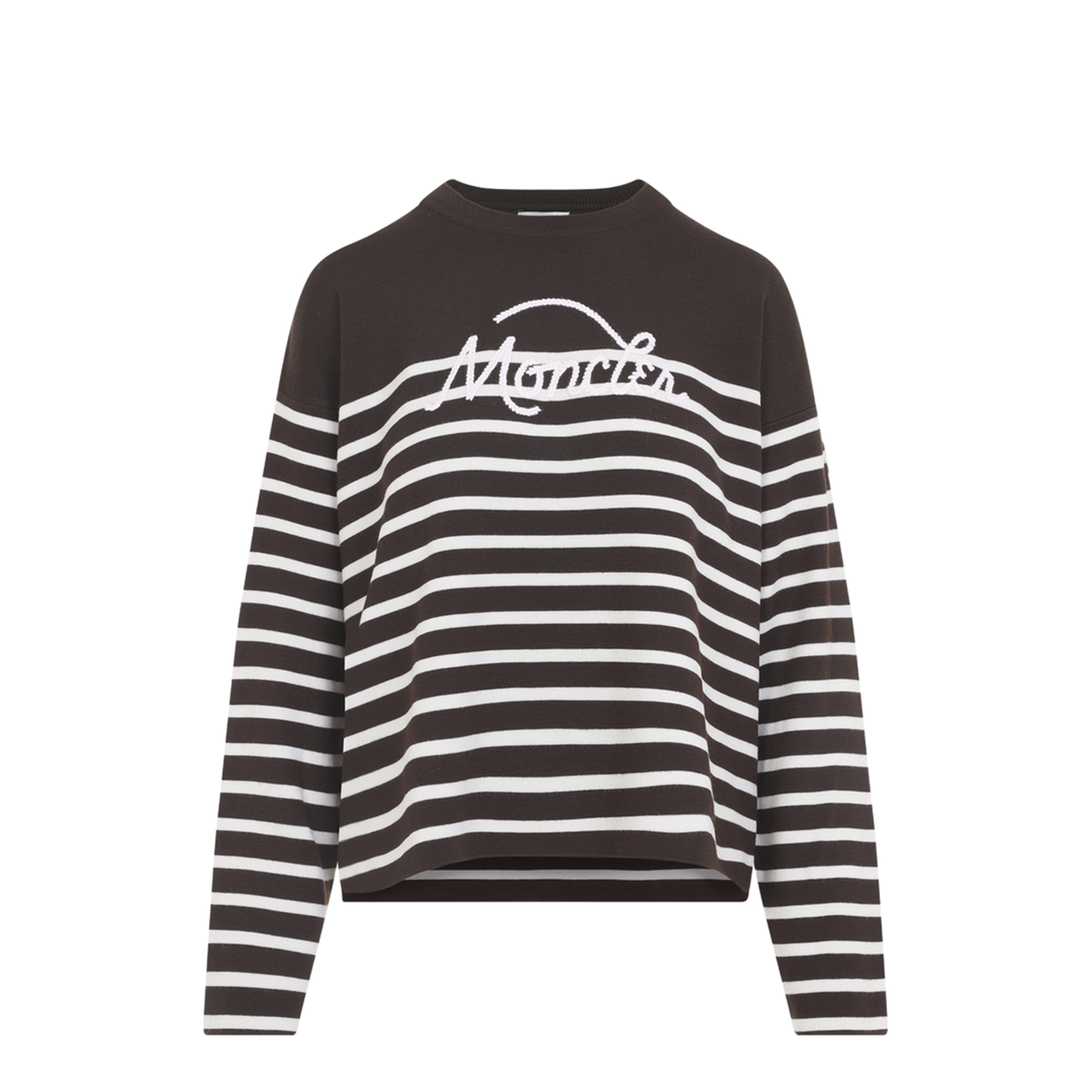 Striped Logo Knit Sweater - Image 2
