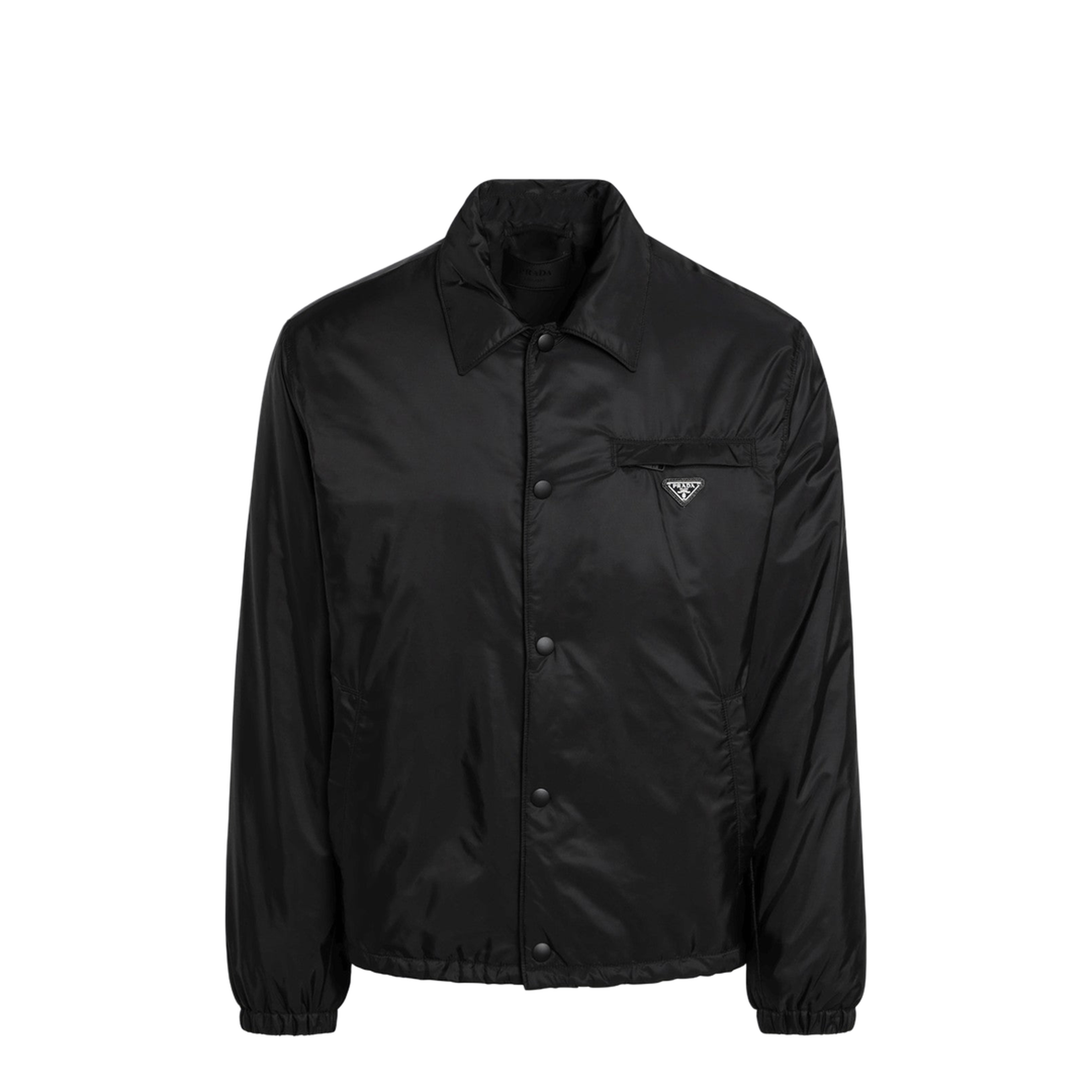 Black Re-Nylon Blouson Jacket - Image 1