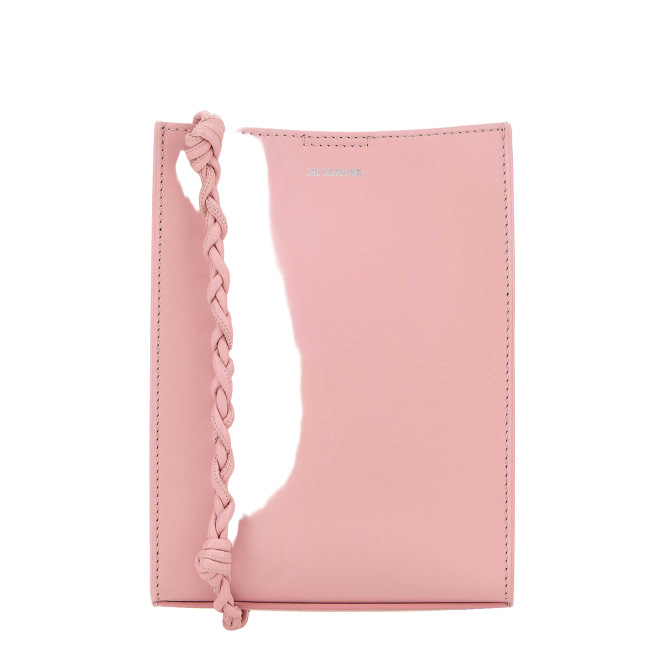Tangle Small Leather Crossbody Bag - Neon Rose - Image 4