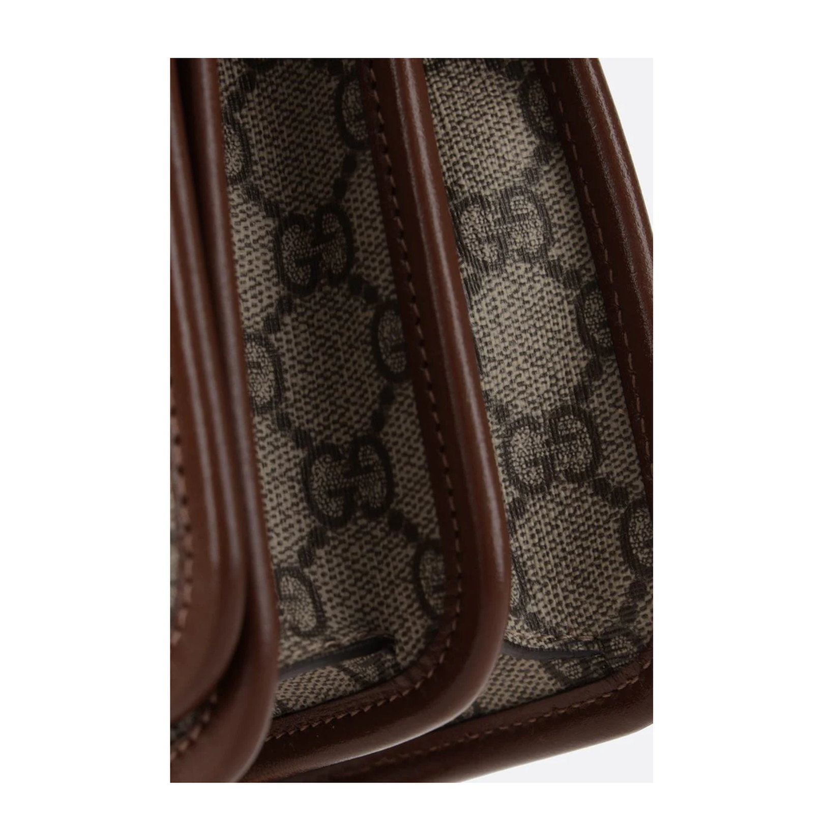 Horsebit 1955 Leather Card Case Wallet - Brown - Image 4