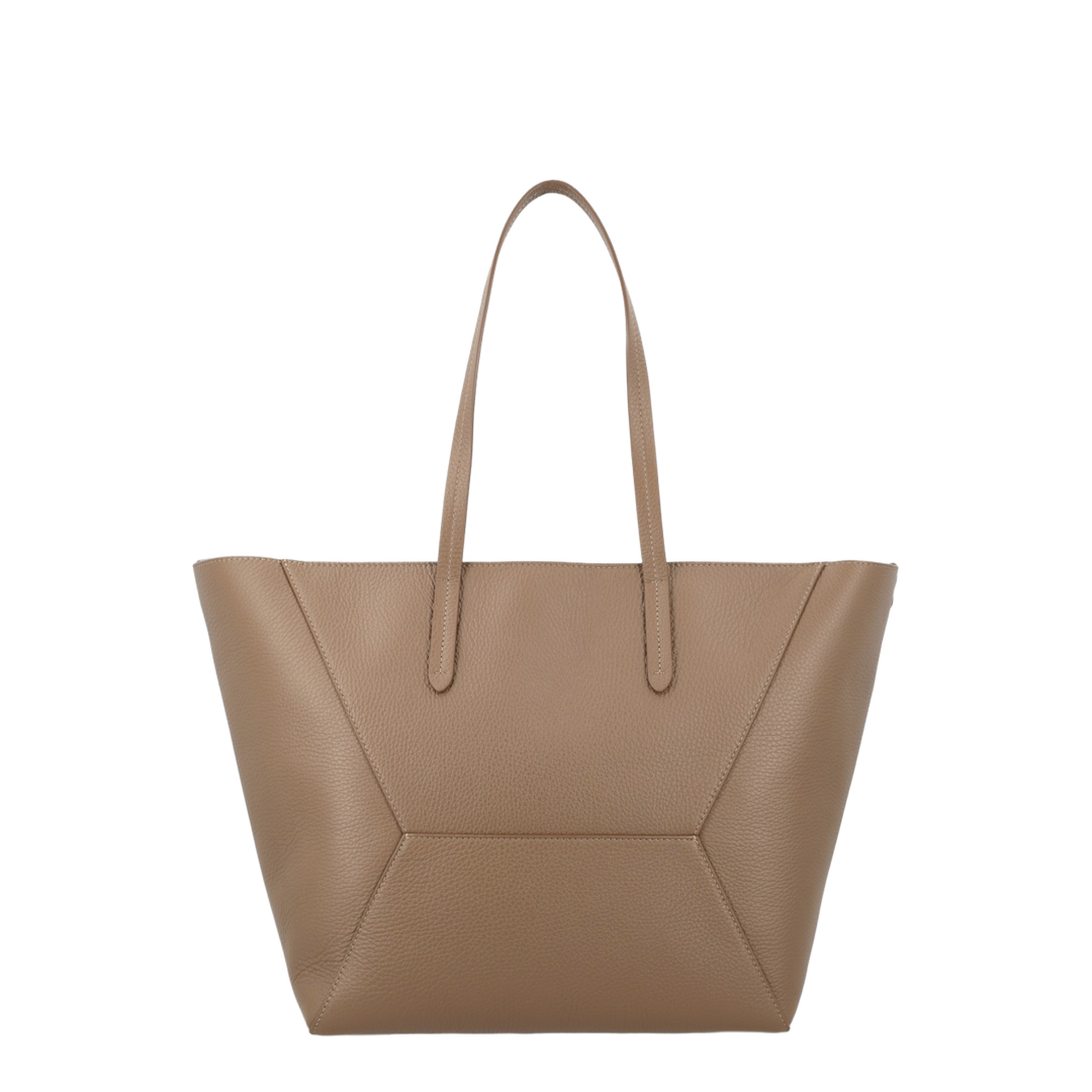 Duo Tote Bag in Grainy Leather - Image 2