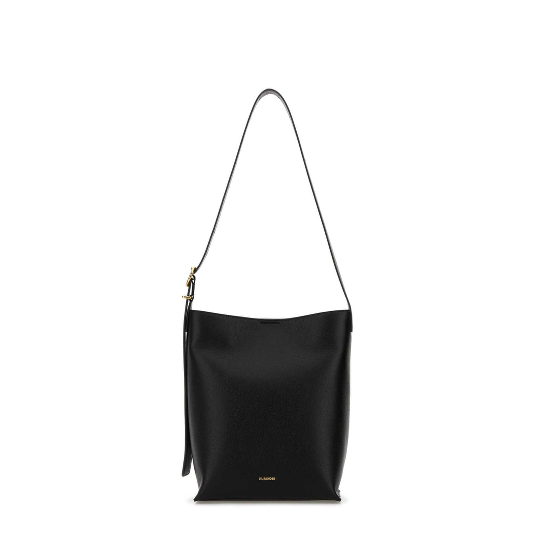 Cannolo Tote Bag Leather Black - Image 1