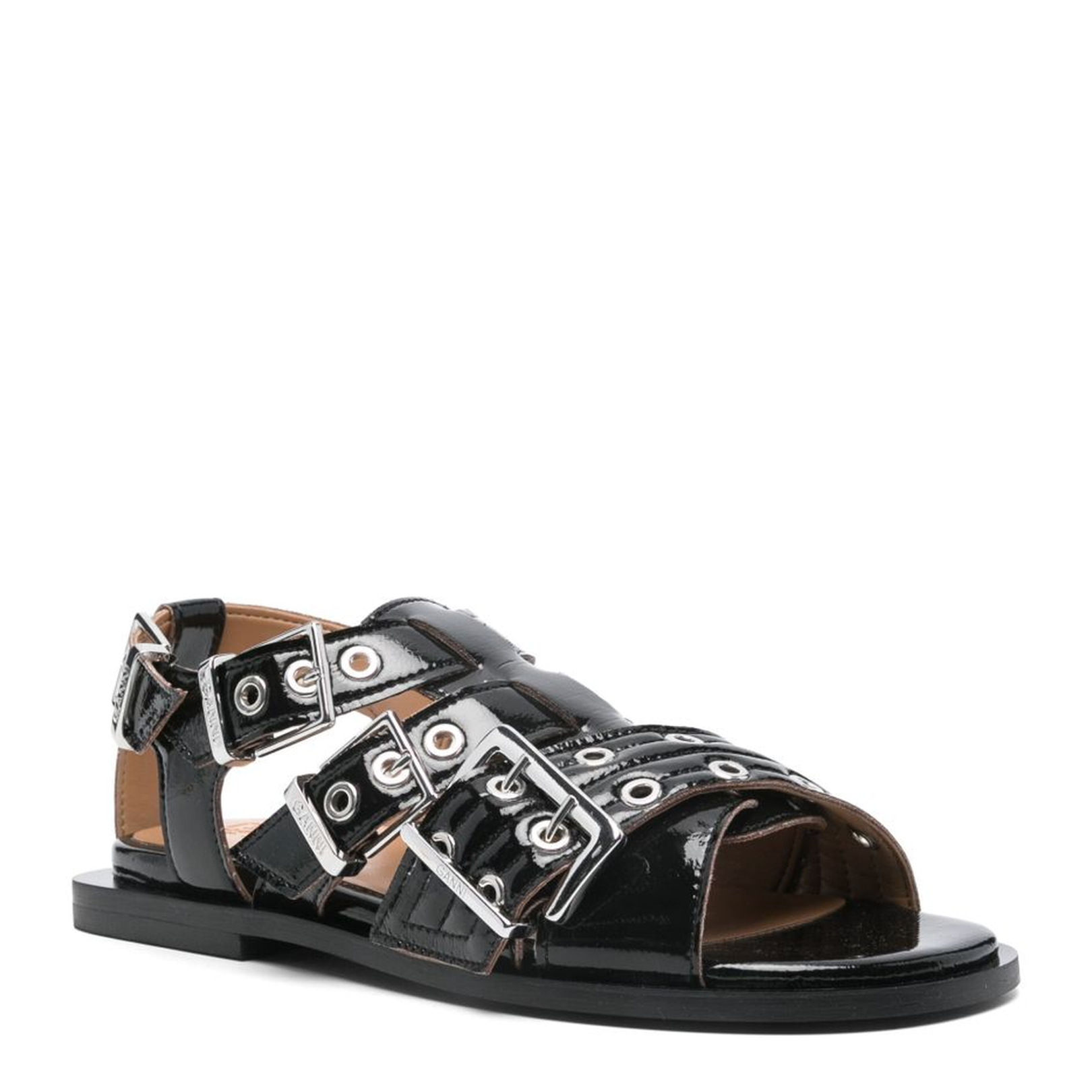 Eyelet-Detailing Sandals - Image 4
