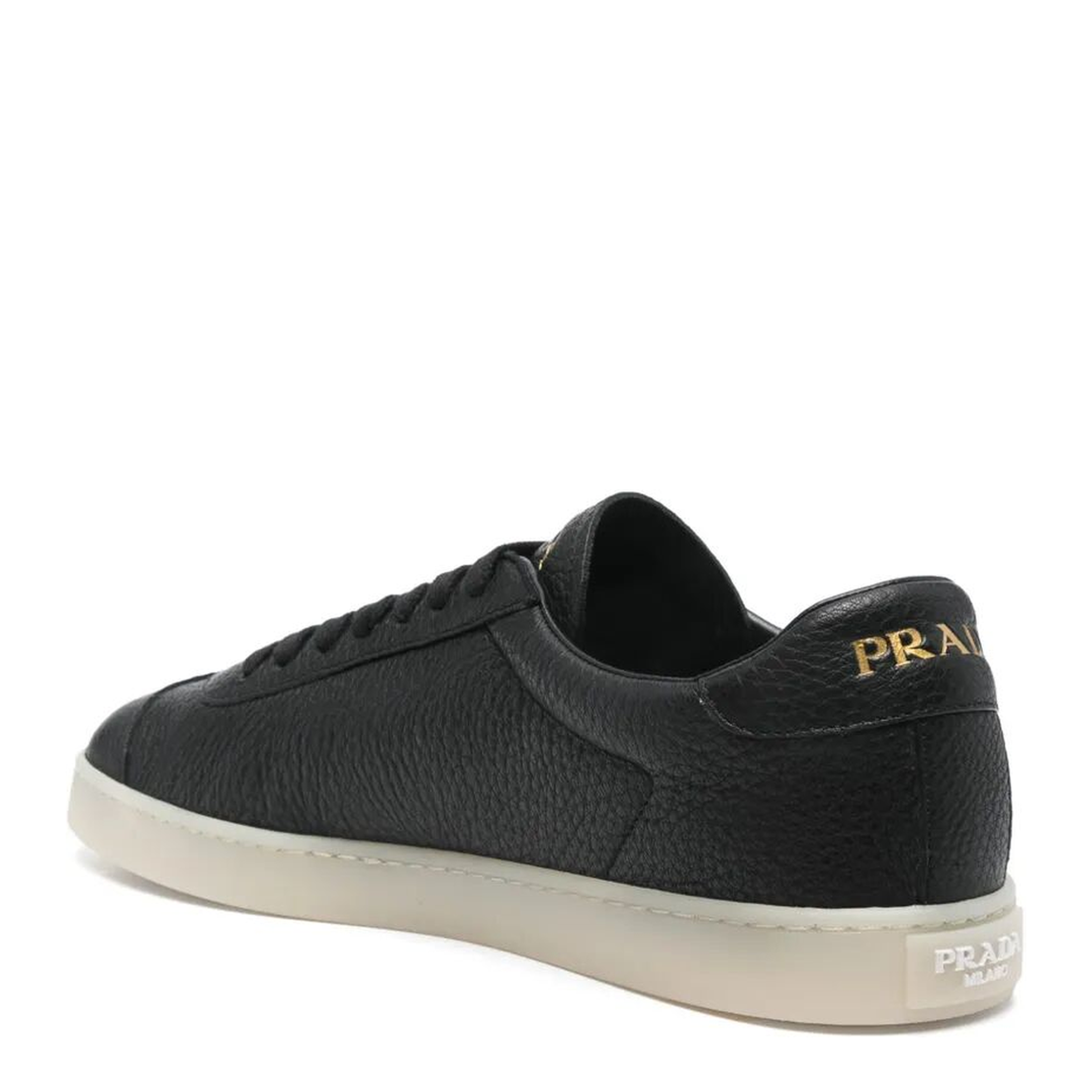 Lane Grained Leather Sneakers - Image 3
