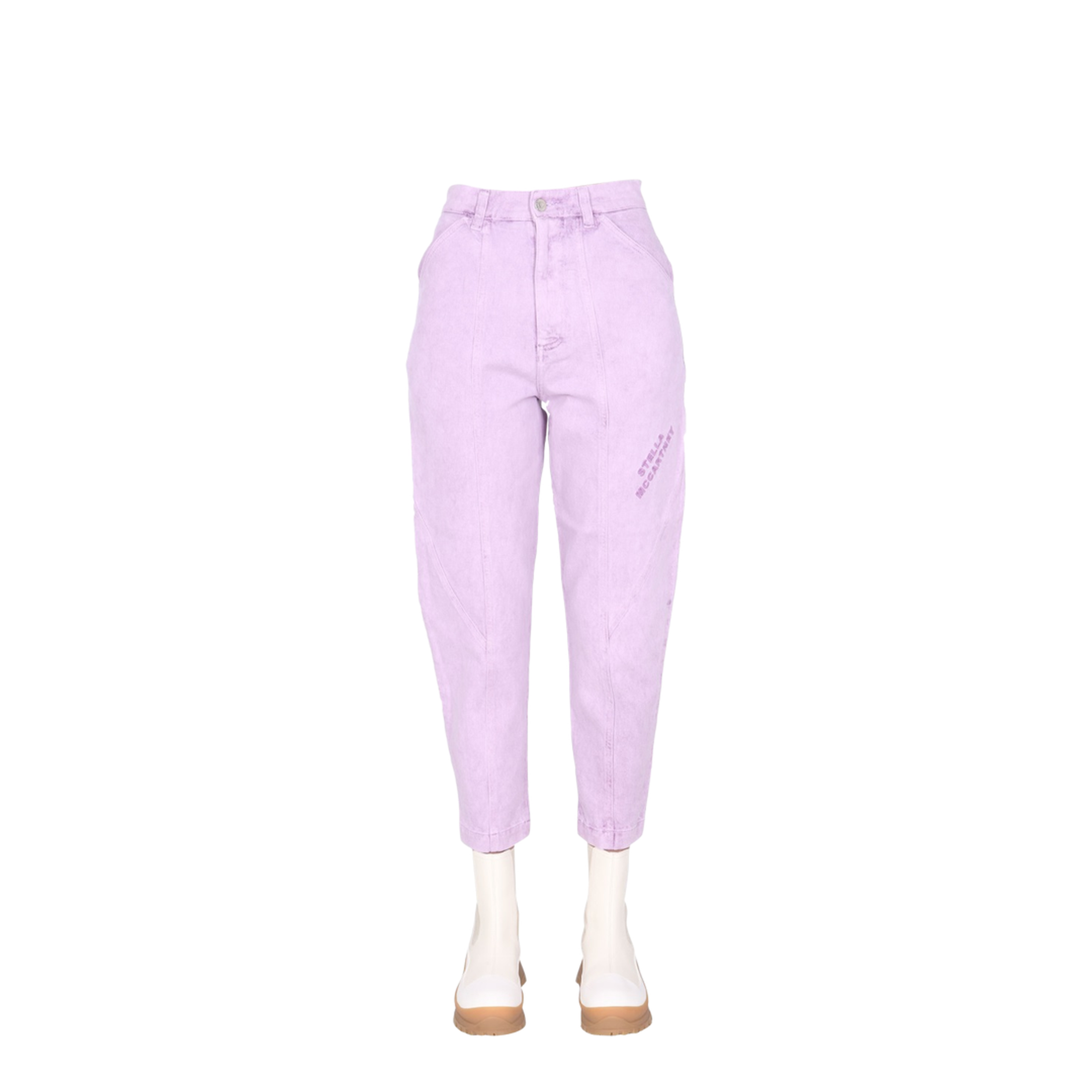JEANS WITH EMBROIDERED LOGO - Image 1
