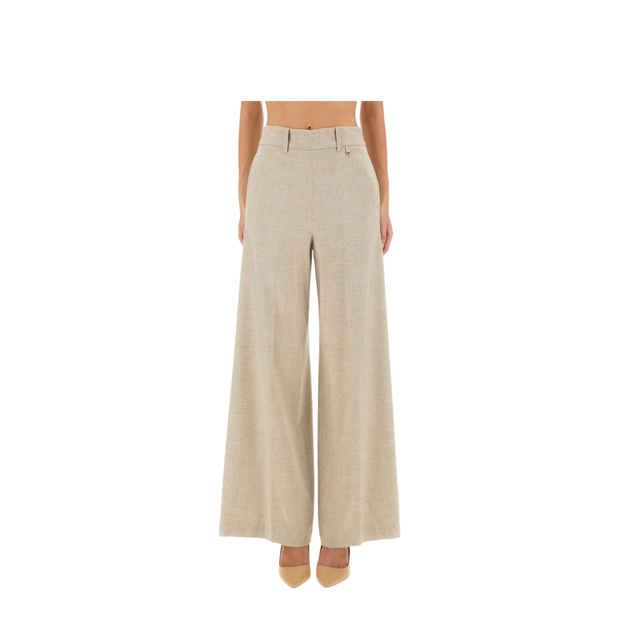Resort Melange Flannel Trousers - Image 1