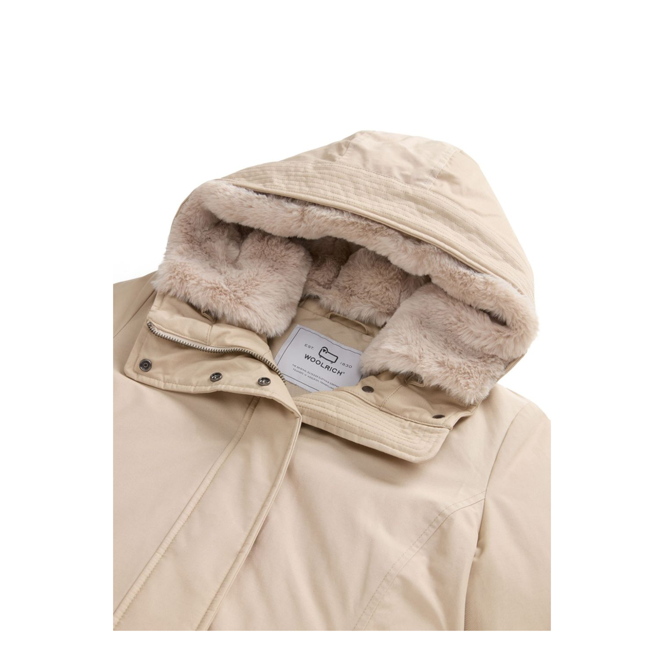 Logo-patch Zip-up Padded Coat - Image 2