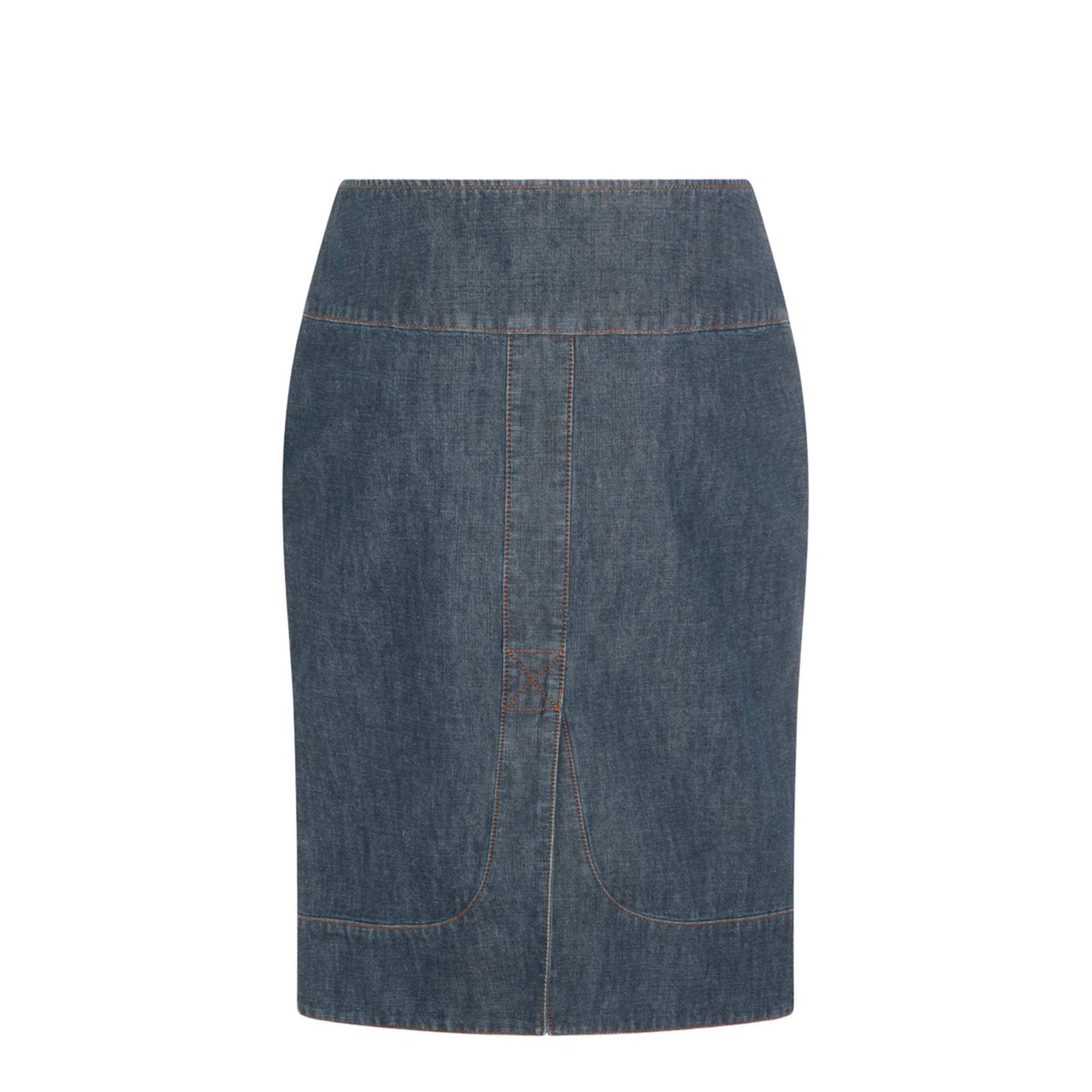 Denim Skirt Denim Blue - Image 4