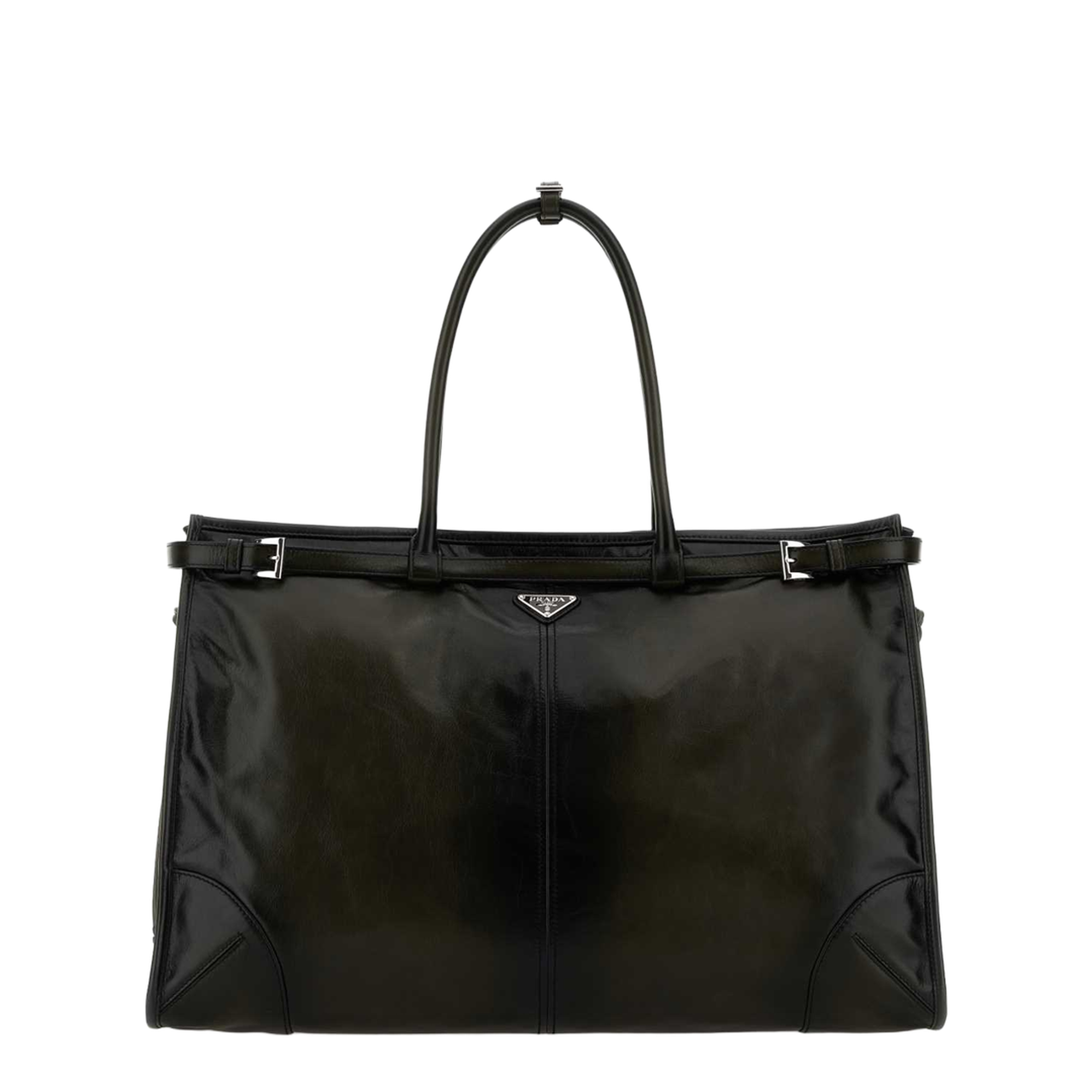Bonnie One Size Calfskin Tote Bag - Military - Image 1