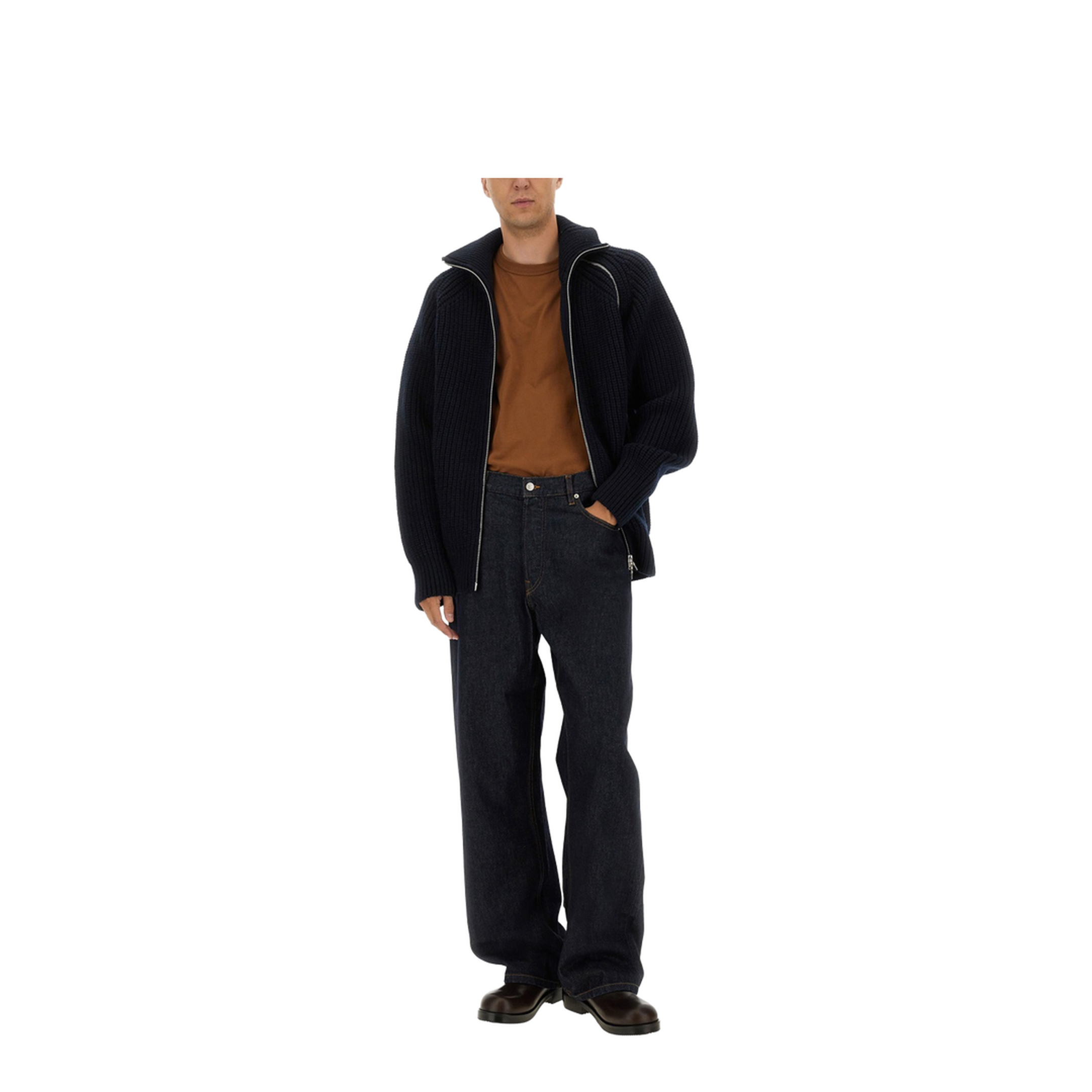 Zippered Wool Sweater - Image 2
