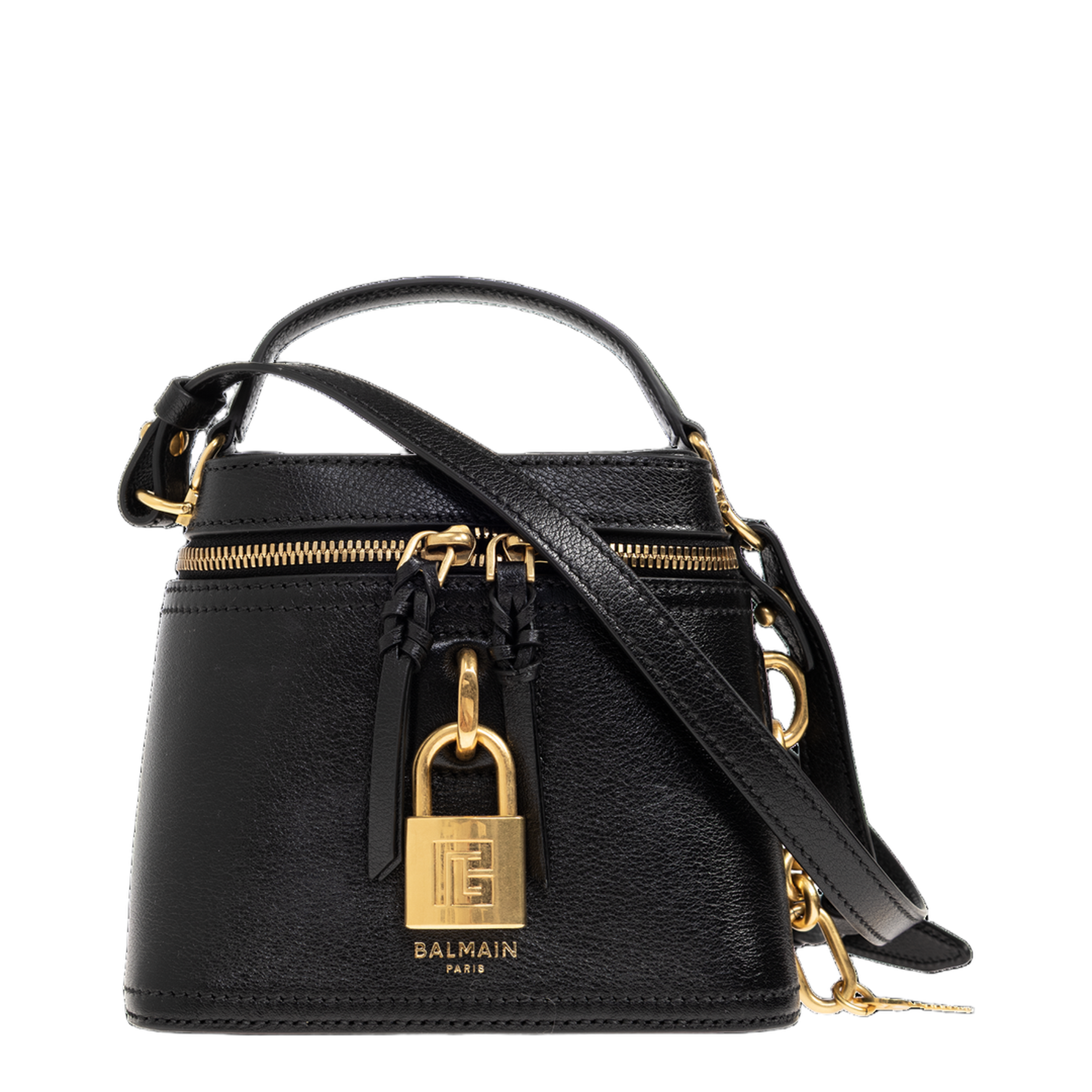 Pulse Vanity Calfskin Bag - Black - Image 1