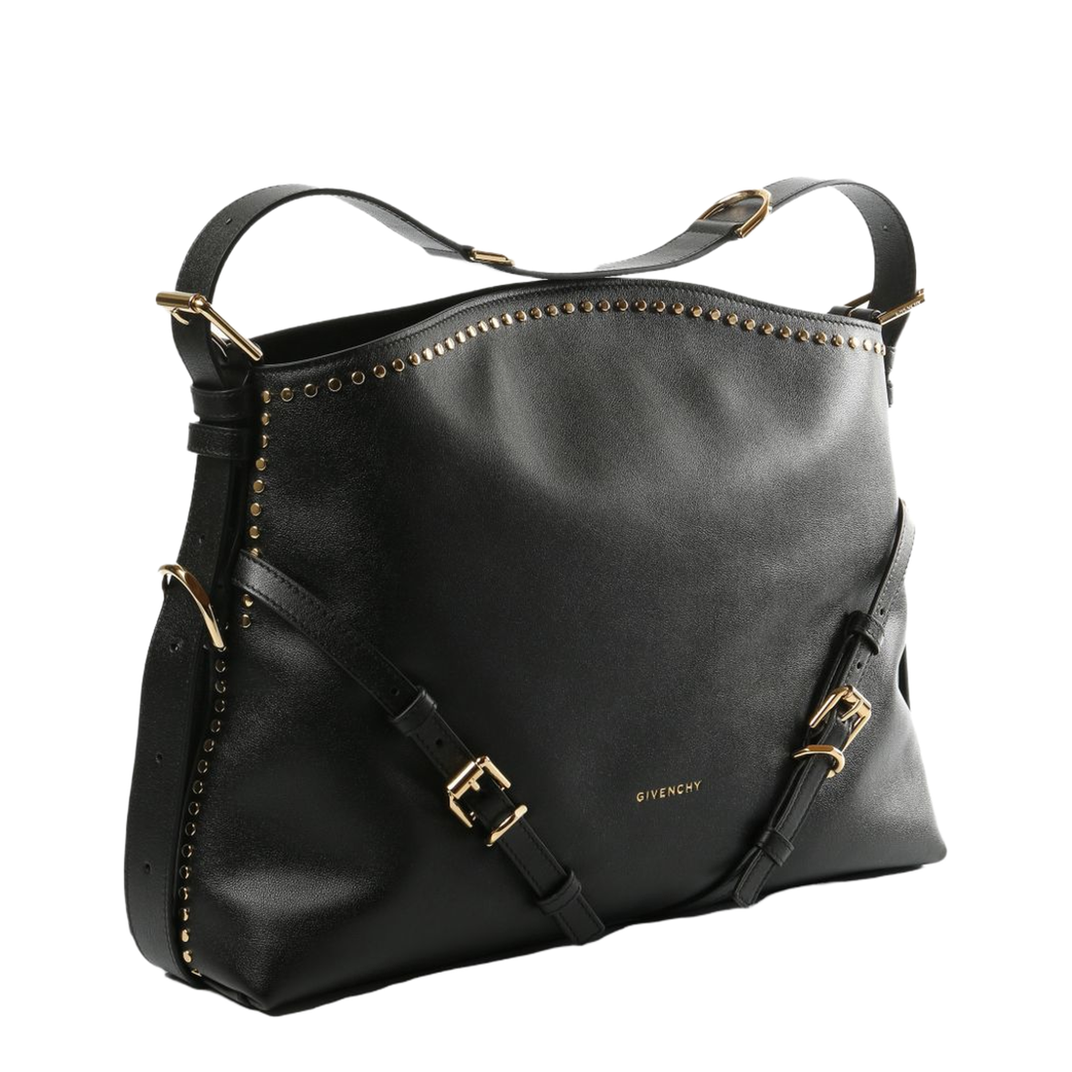 Medium Voyou Studded Buckle Shoulder Bag - Image 2