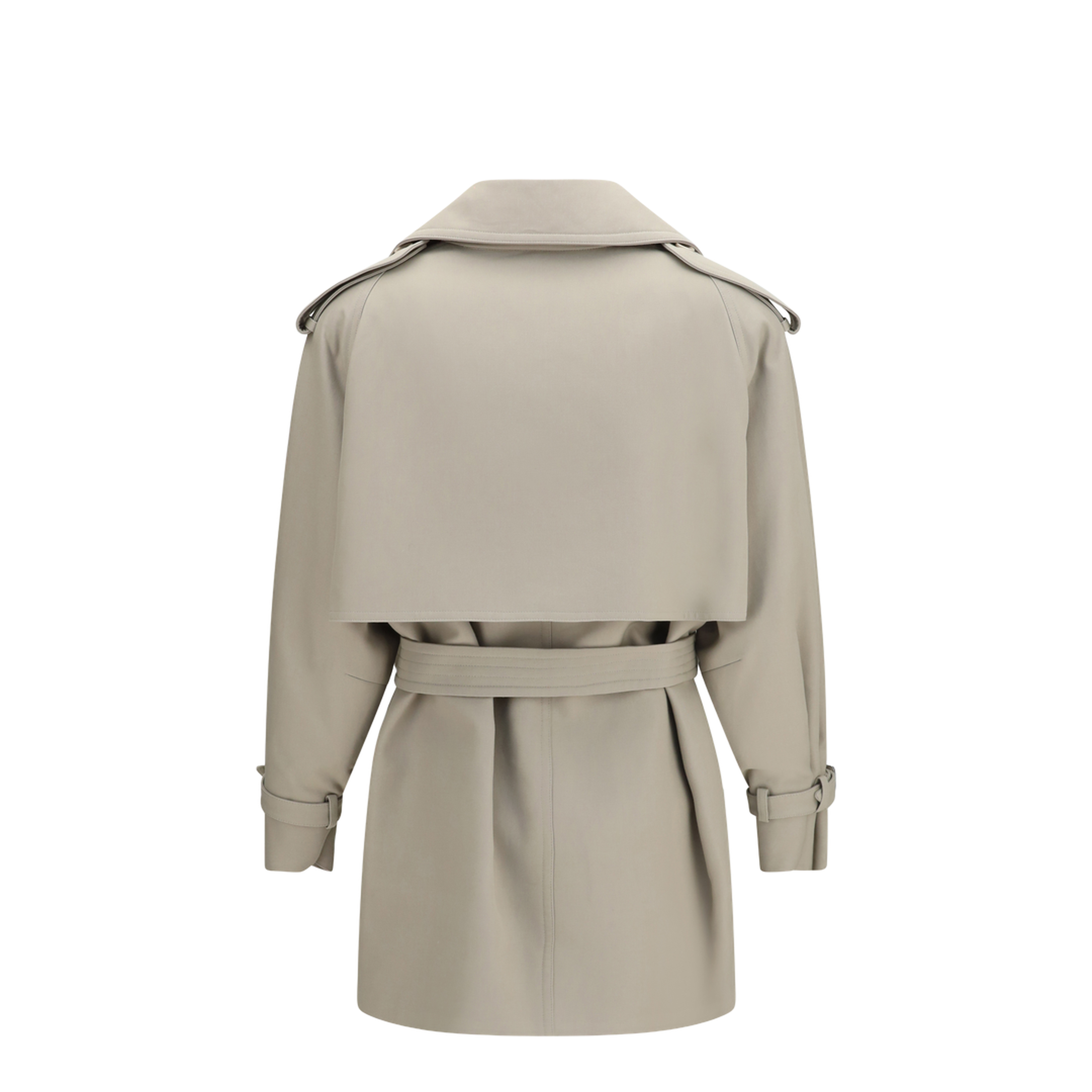Short Cotton Trench Coat - Image 2