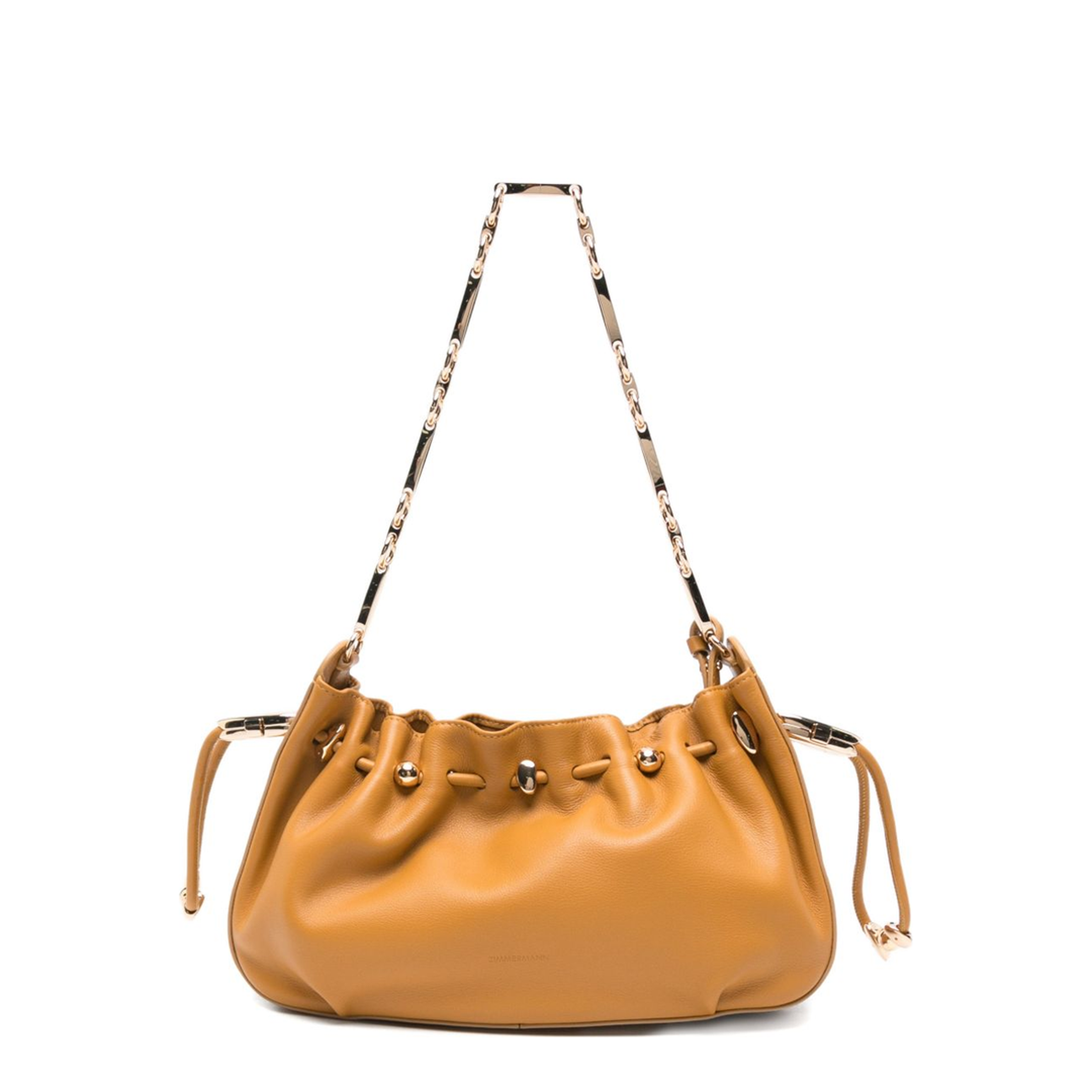 Halcyon Calf Leather Clutch - Mustard - Image 1