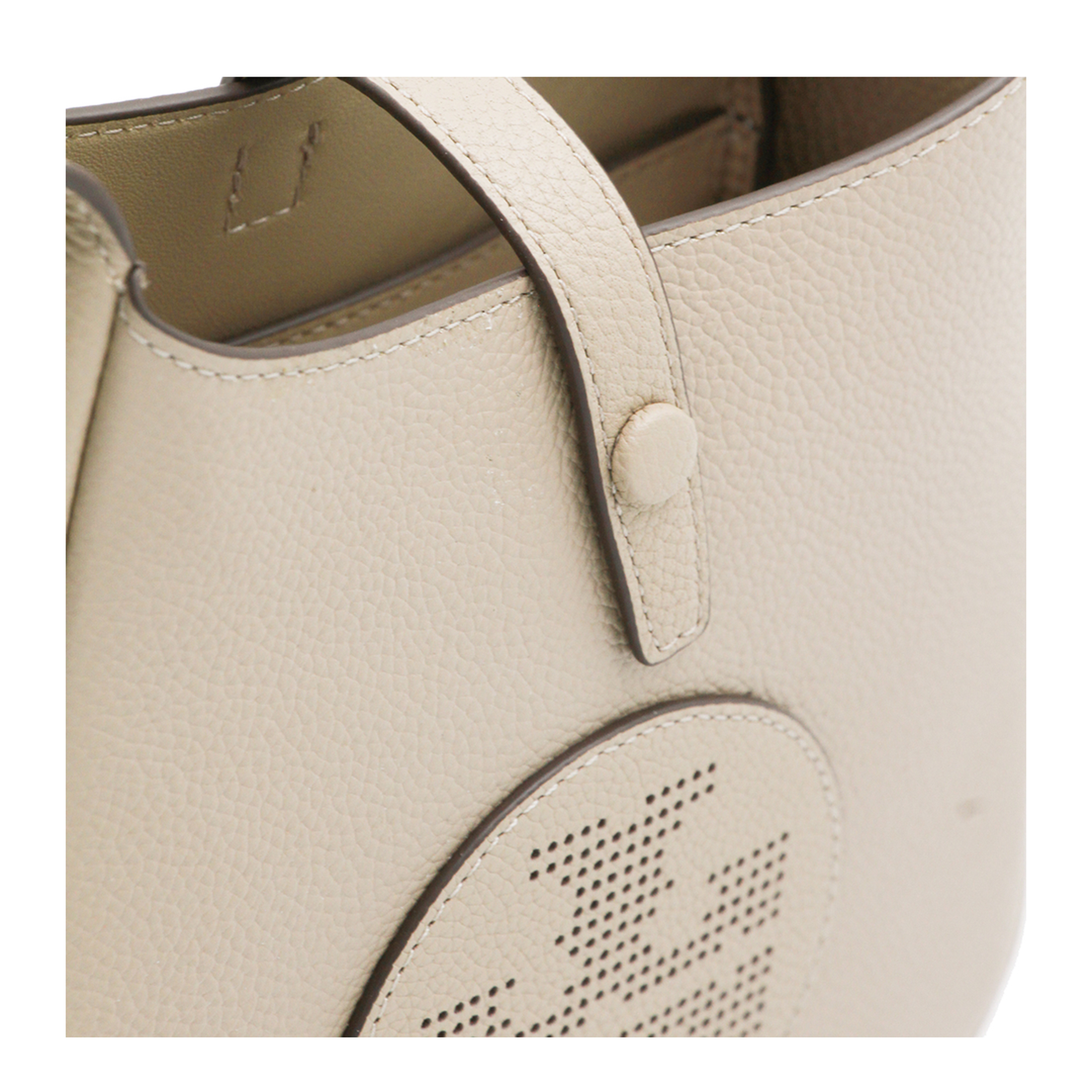 Miller Swing Medium Pebbled Leather Crossbody Bag - Soft Cement - Image 7