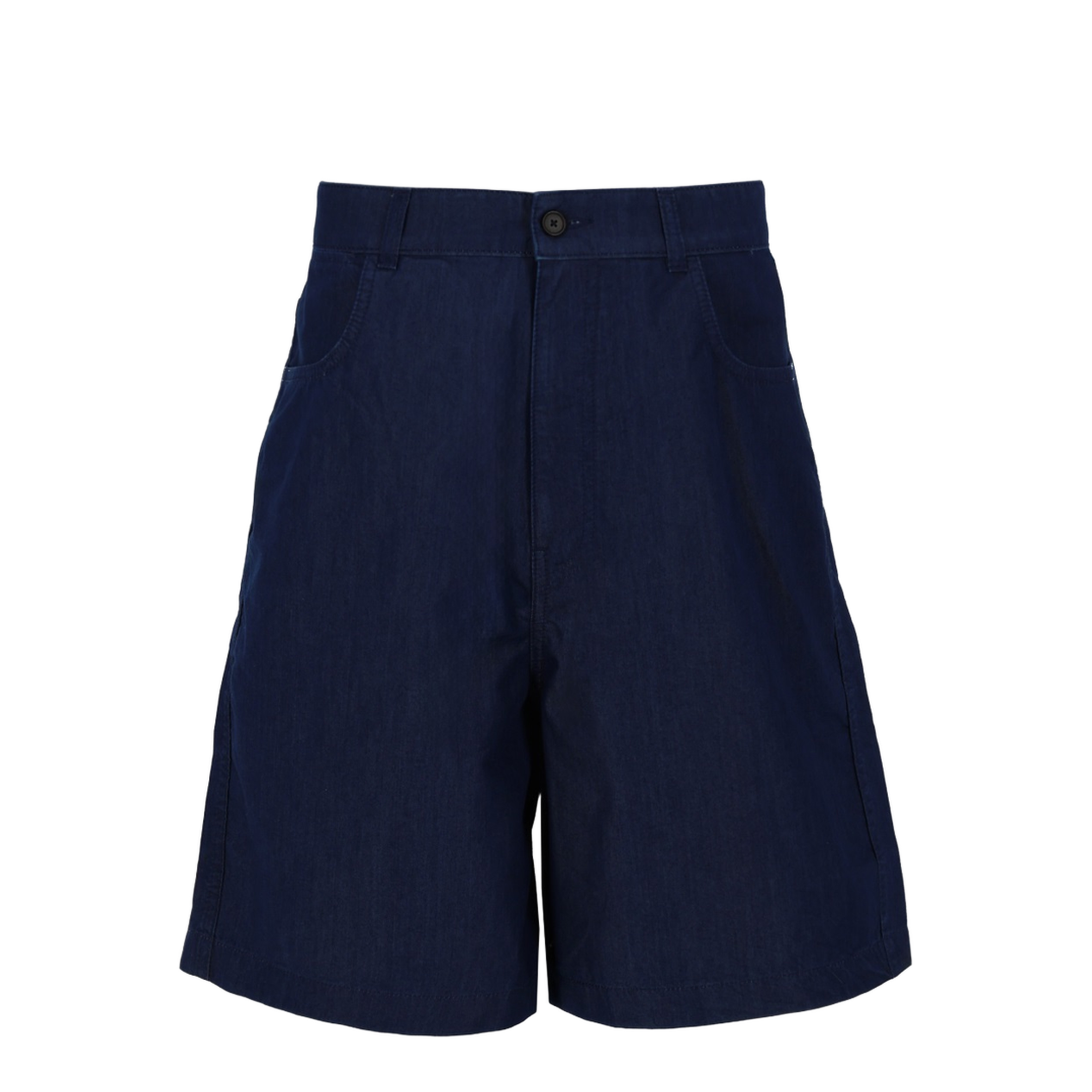 Denim Shorts In Indigo Blue - Image 1