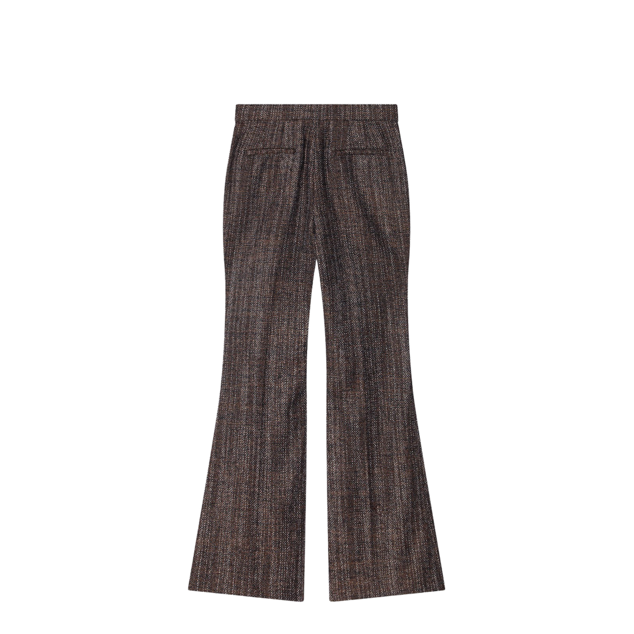 Rust Wool and Alpaca Trousers - Image 2