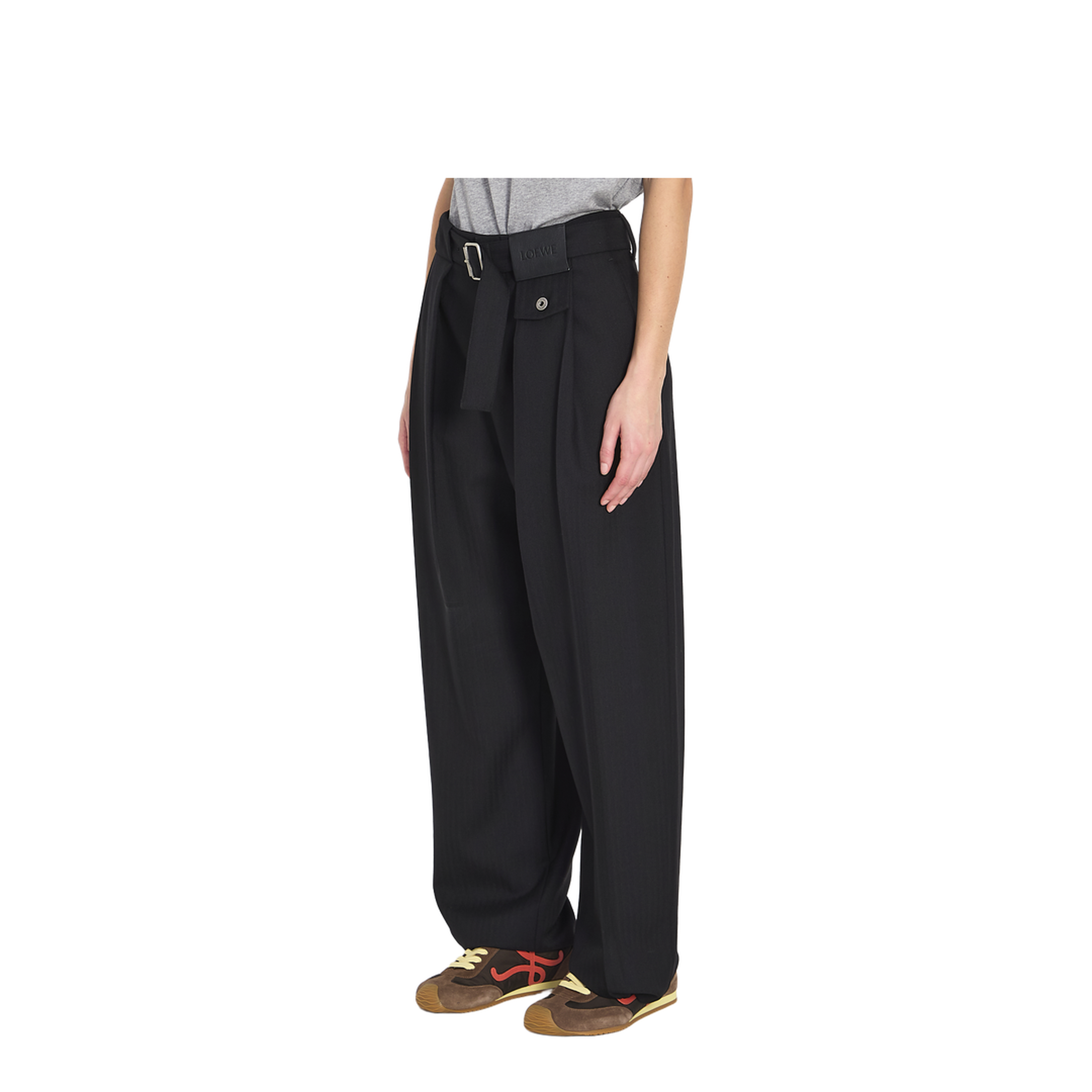 Trousers with Belt - Image 2