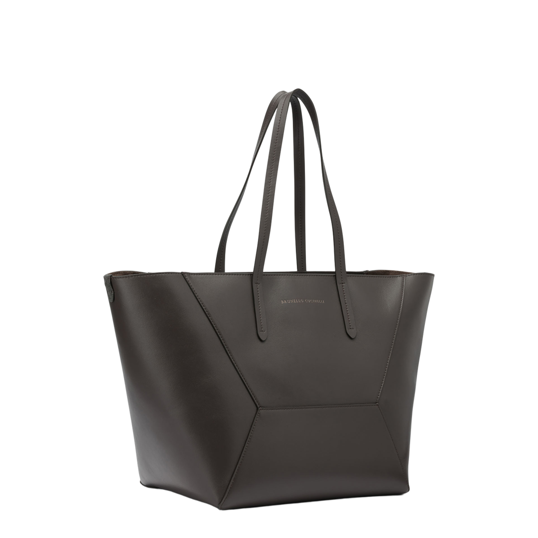 BC Duo Large Calfskin Tote - Rust Brown - Image 1