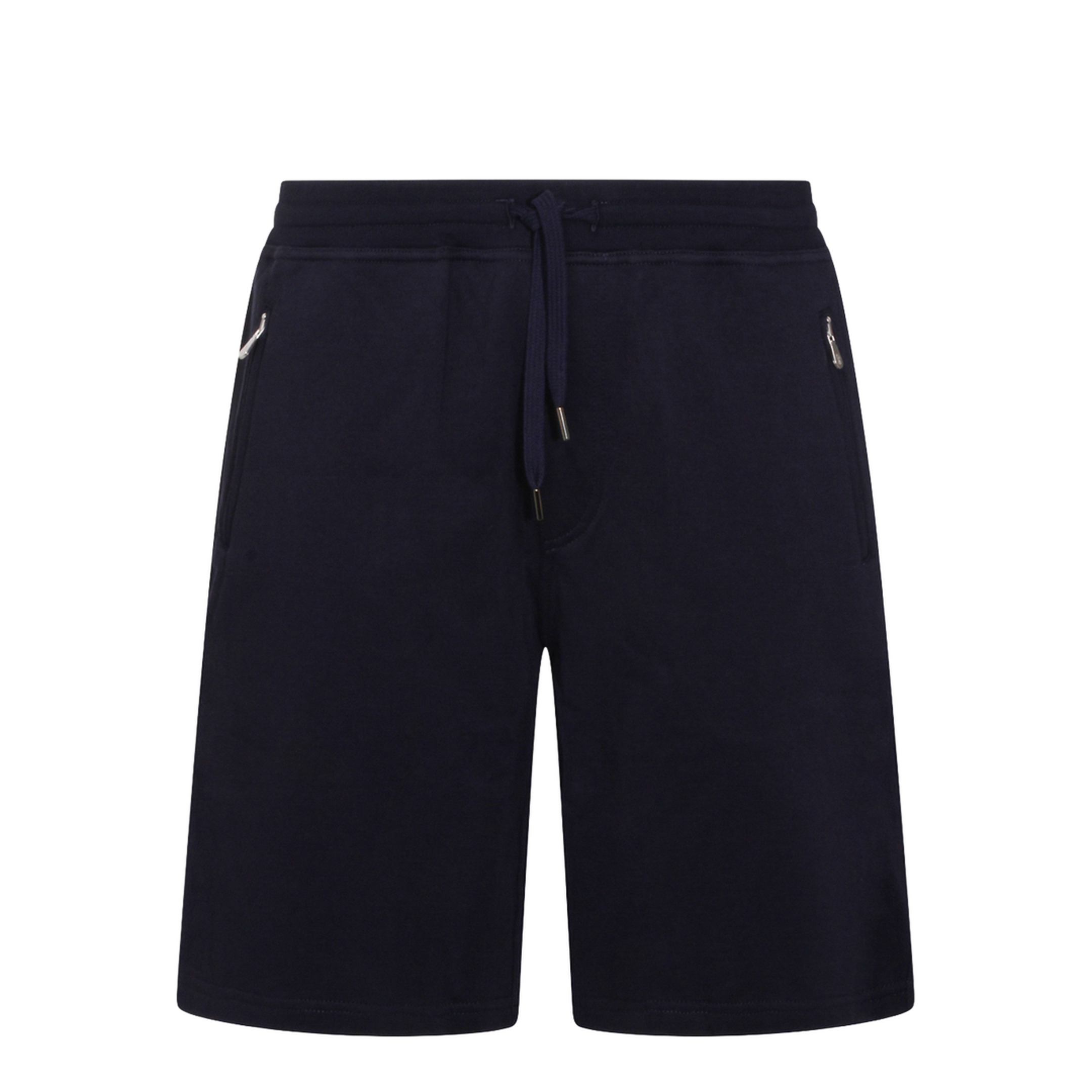 Techno Cotton Fleece Bermuda Shorts Black - Image 1