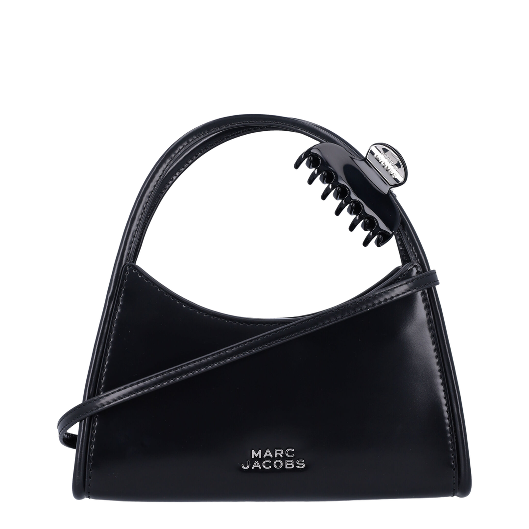 Glam Claw Calfskin Crossbody - Black - Image 1
