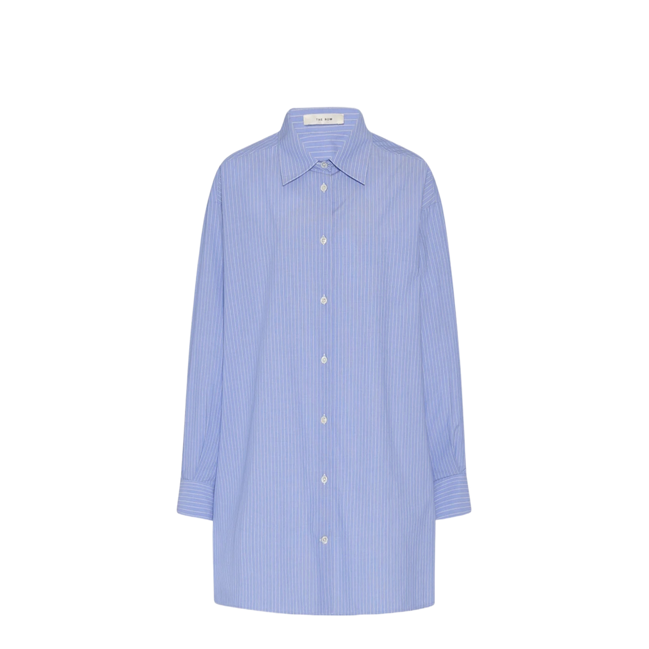 Luka Shirt Blue in Cotton - Image 1