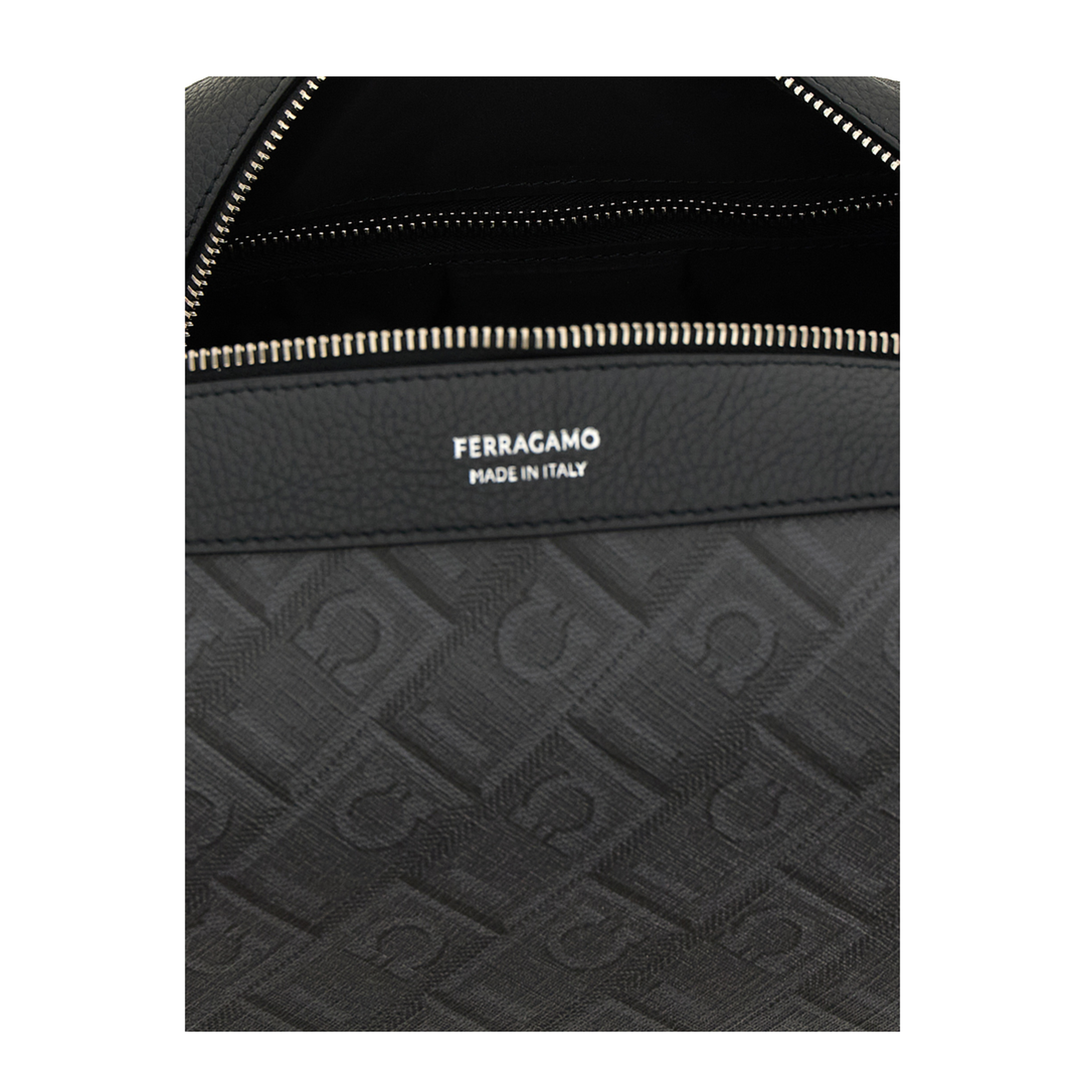 Monogram Coated Fabric Dopp Kit - Nero/Grigio - Image 4