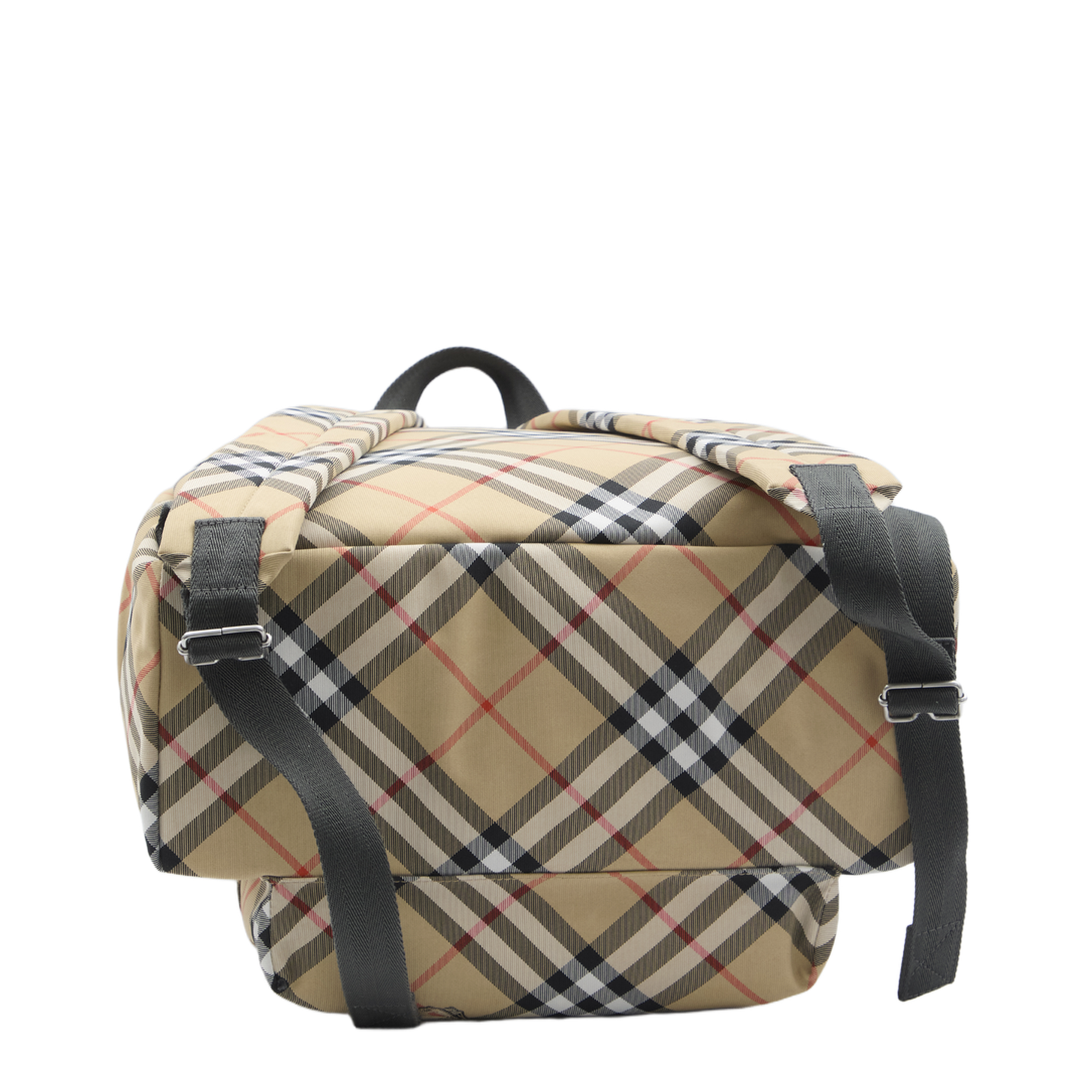 Check Nylon Backpack - Image 3