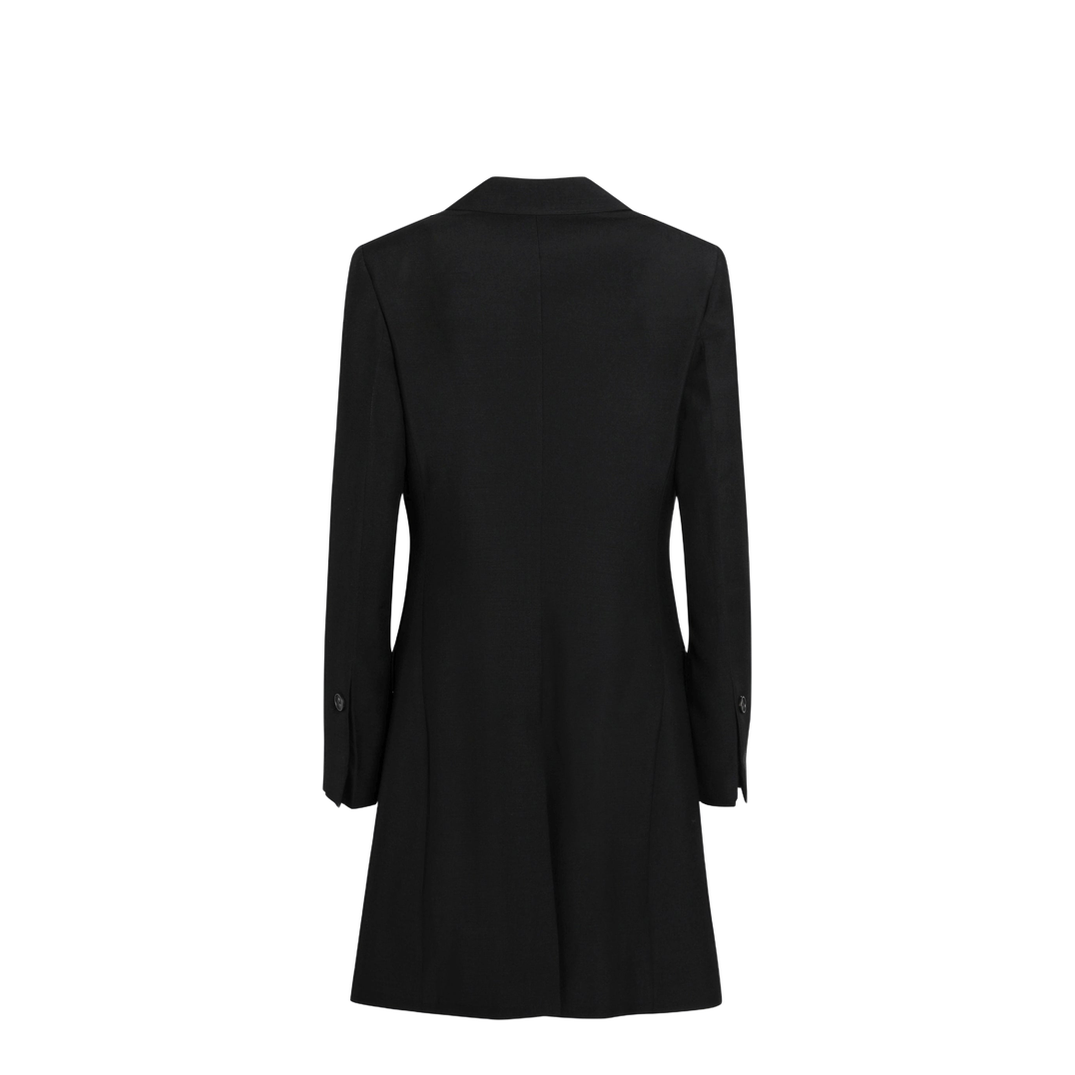Black Double-Breasted Wool-Blend Suit - Image 2