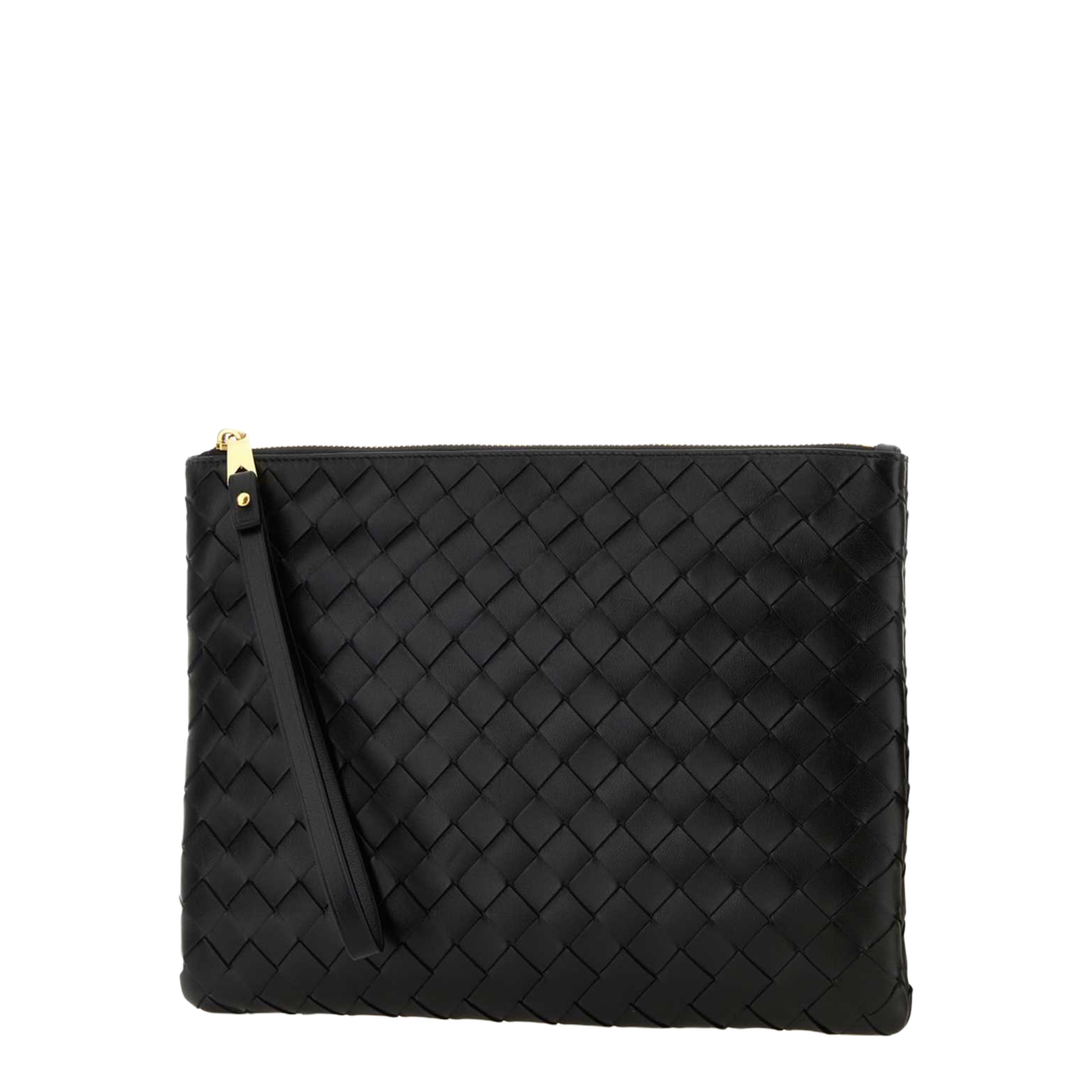 Intrecciato Leather Flat Pouch - Image 3