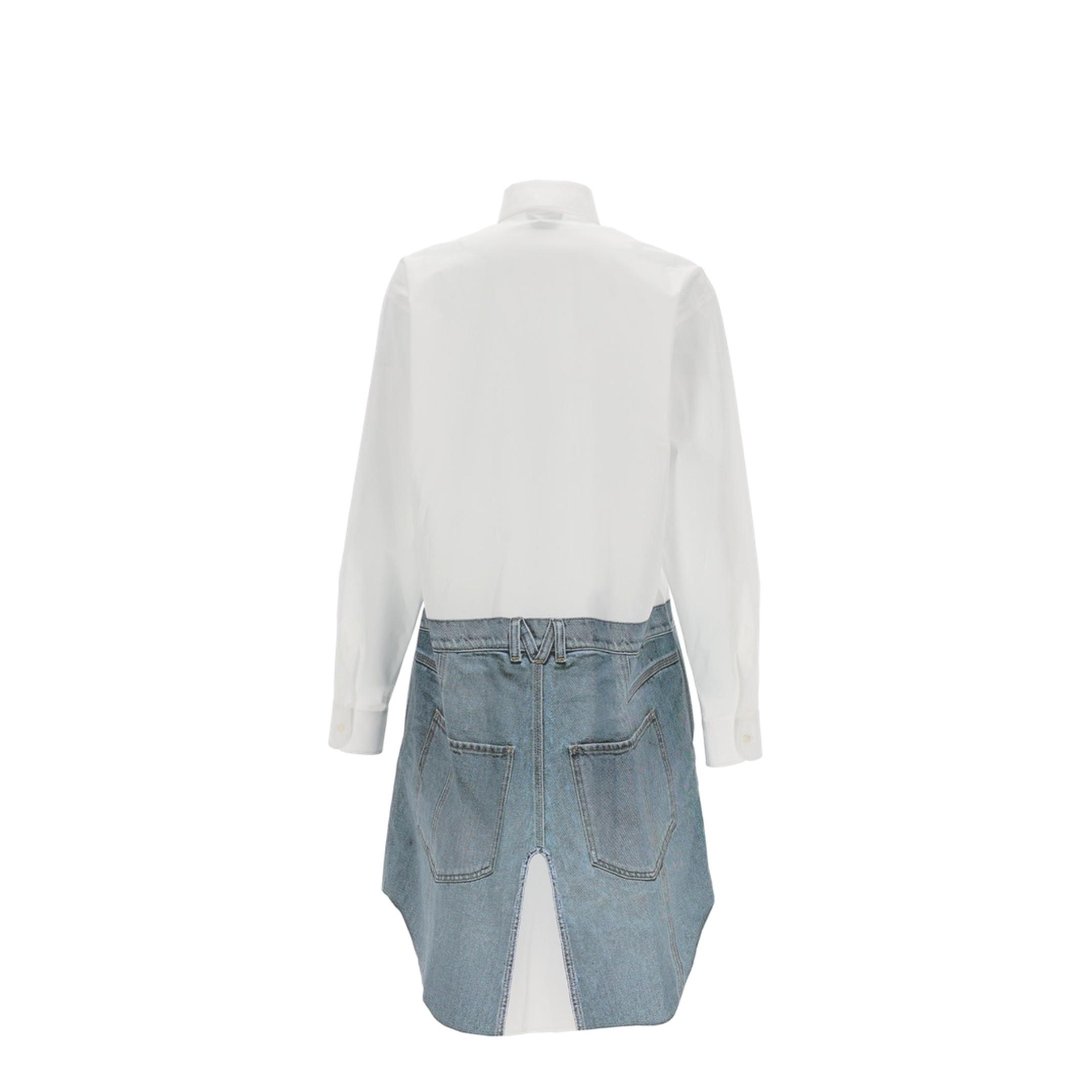 Printed Stretch Cotton Poplin Dress - Image 3