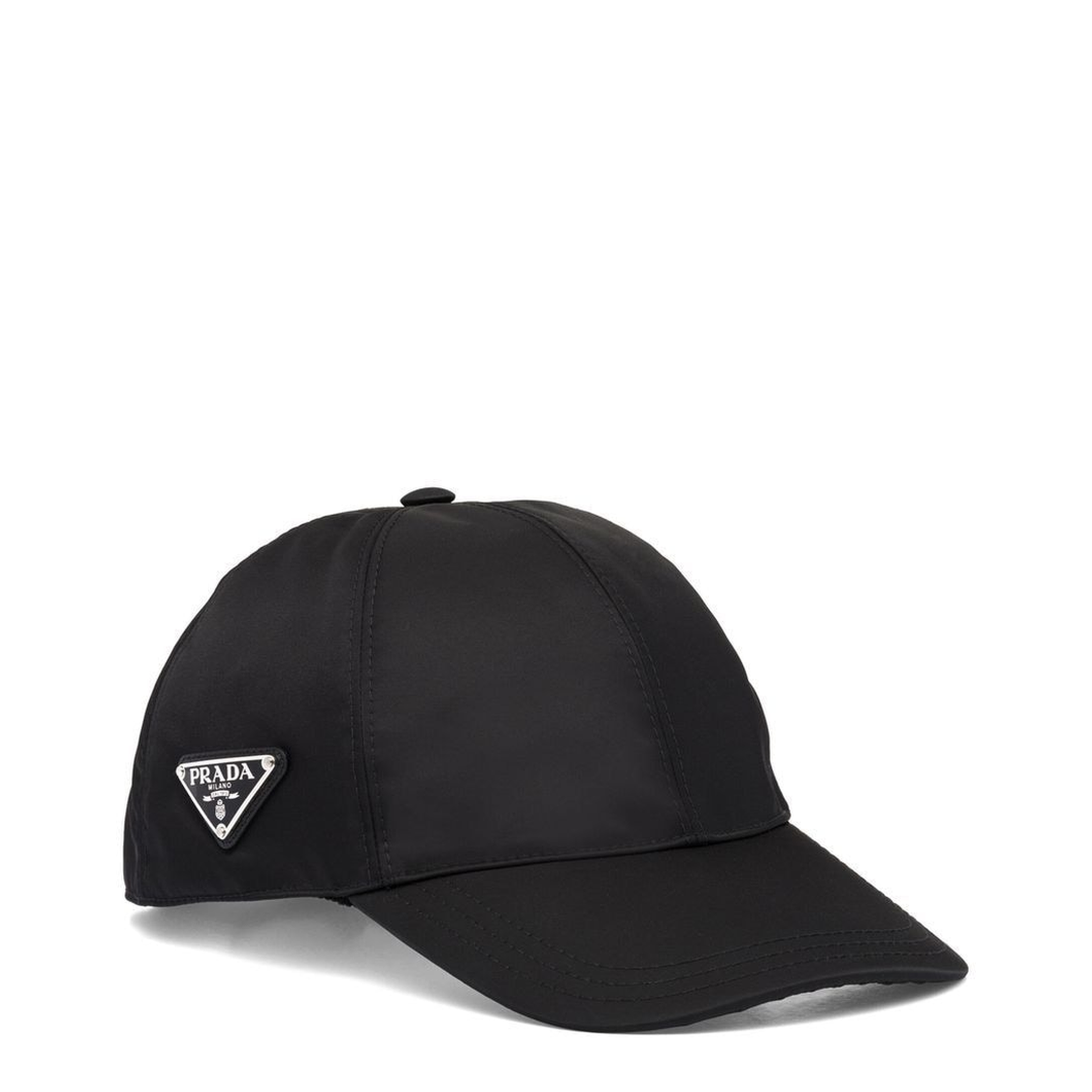 Black Nylon Baseball Cap - Image 3