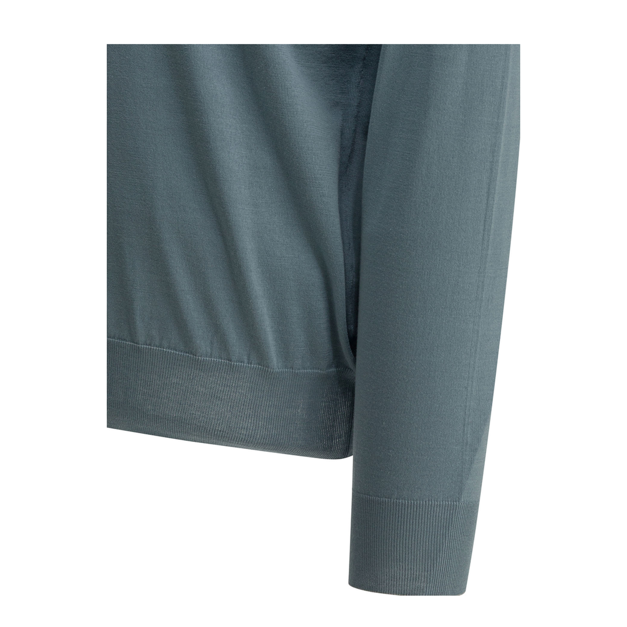 Men's Cotton Sweater Blue - Image 5